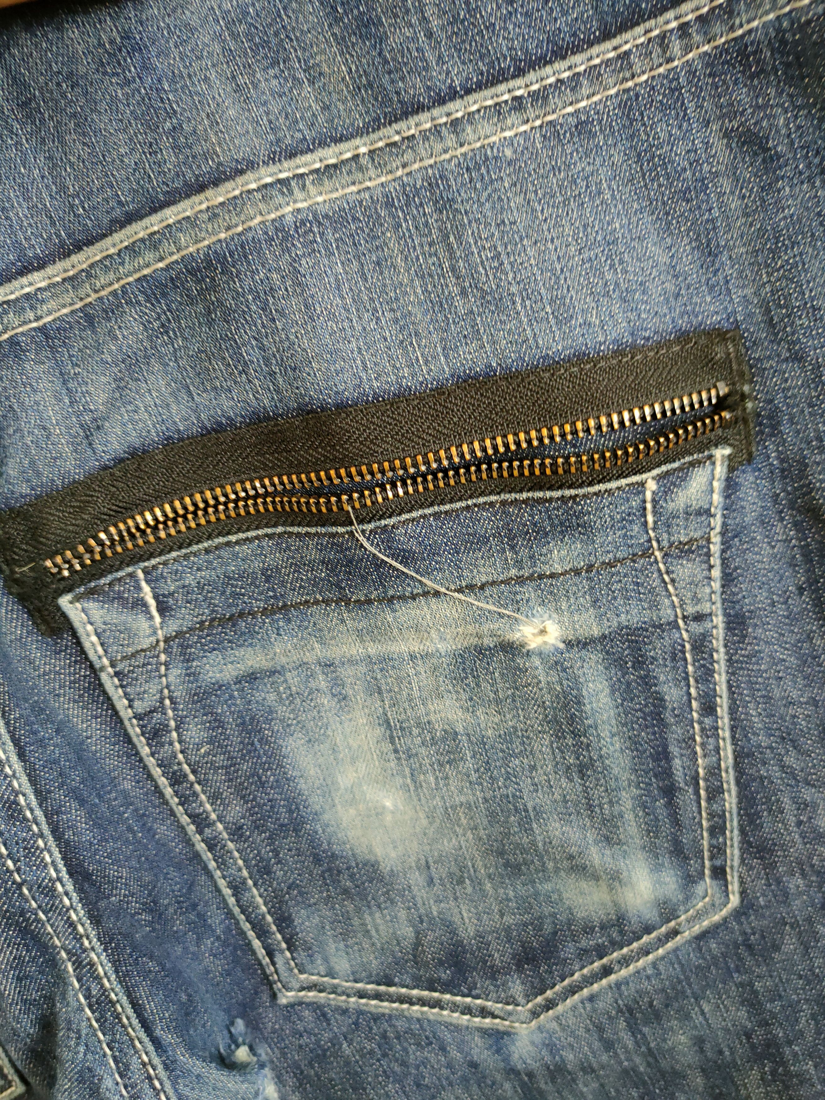Beams Plus Beams Hearts blue denim jeans pants #46-738 Size US 33 - 10 Thumbnail