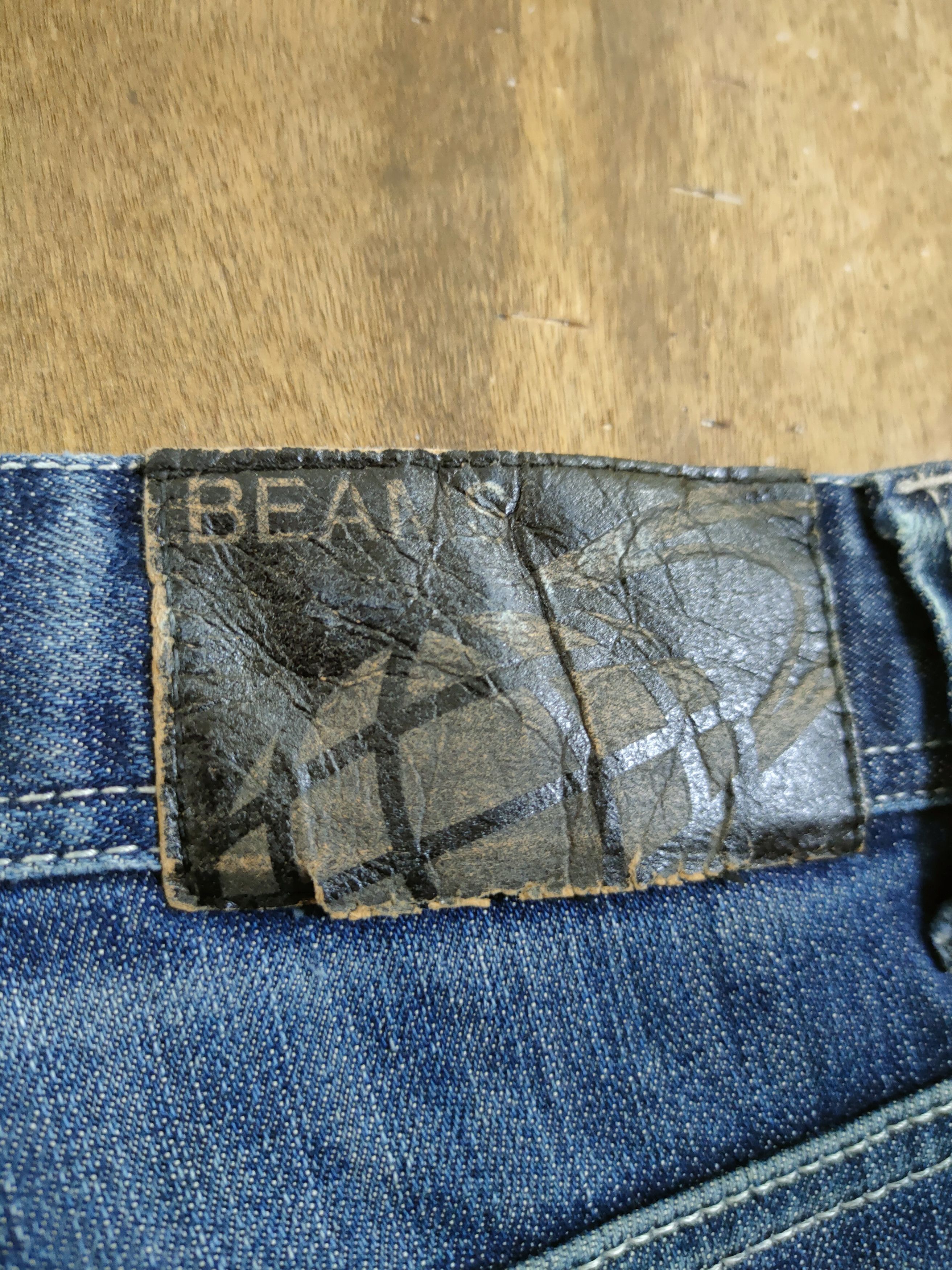 Beams Plus Beams Hearts blue denim jeans pants #46-738 Size US 33 - 9 Thumbnail