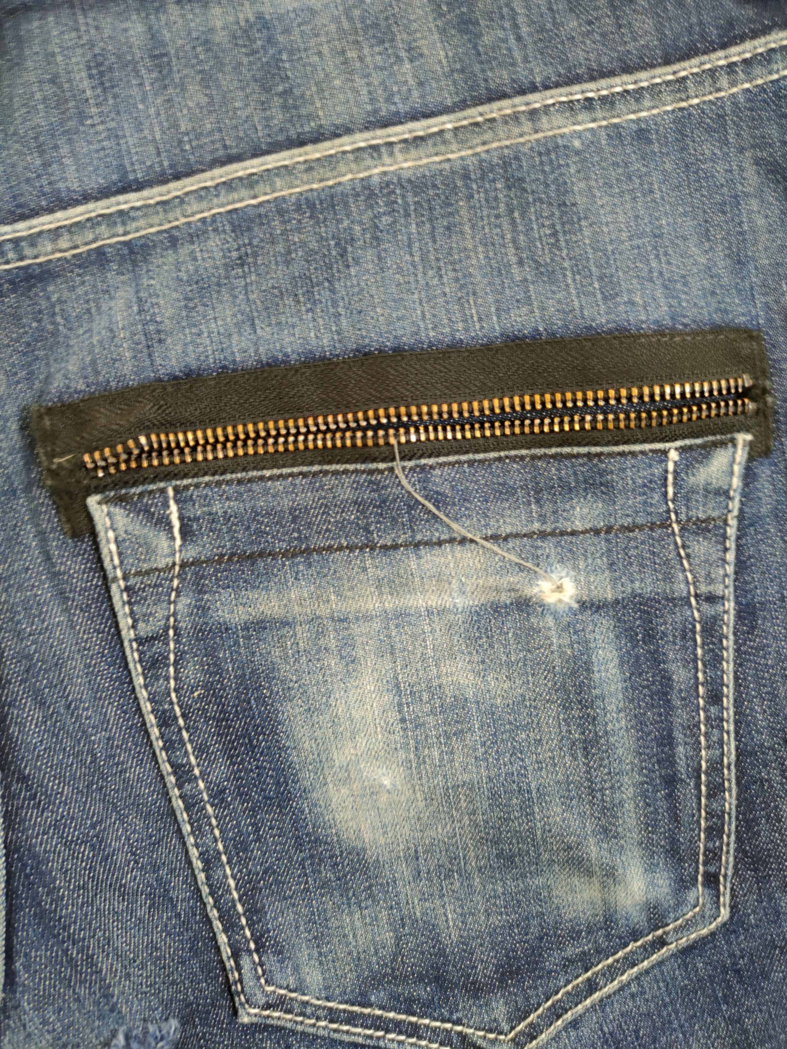 Beams Plus Beams Hearts blue denim jeans pants #46-738 Size US 33 - 8 Thumbnail