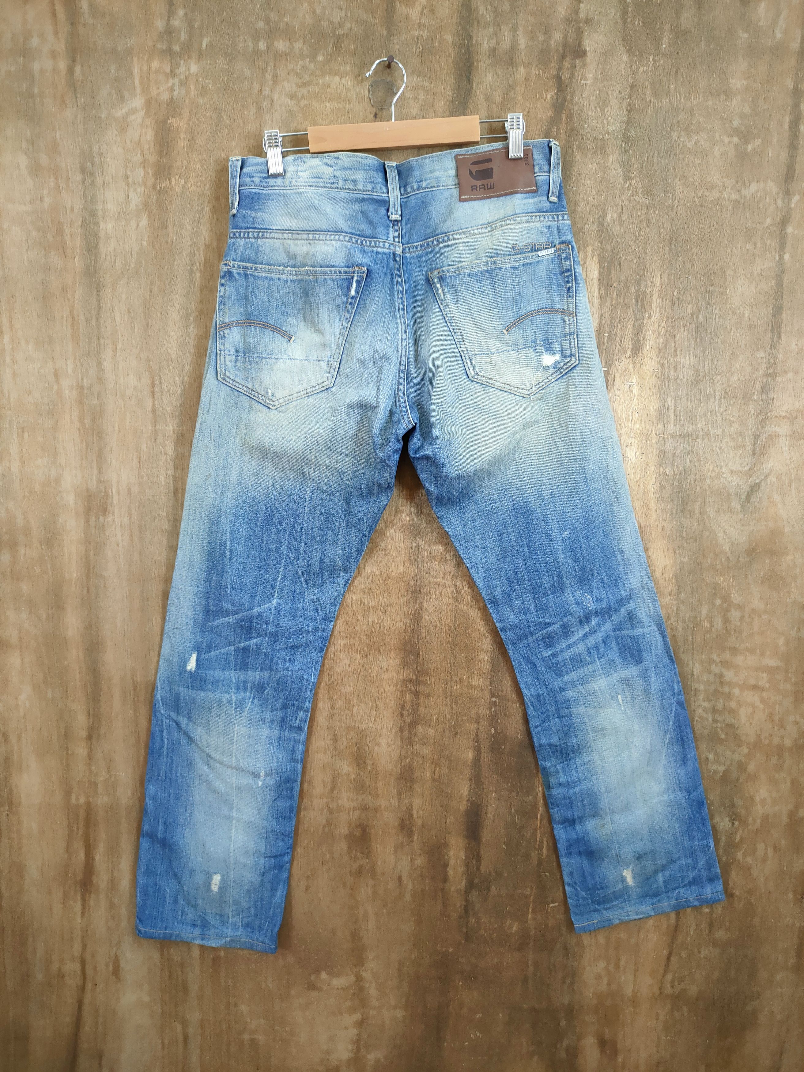 G-Star D Gstar Raw distressed denim streetwear jeans pants #46-963 Size US 30 / EU 46 - 9 Thumbnail