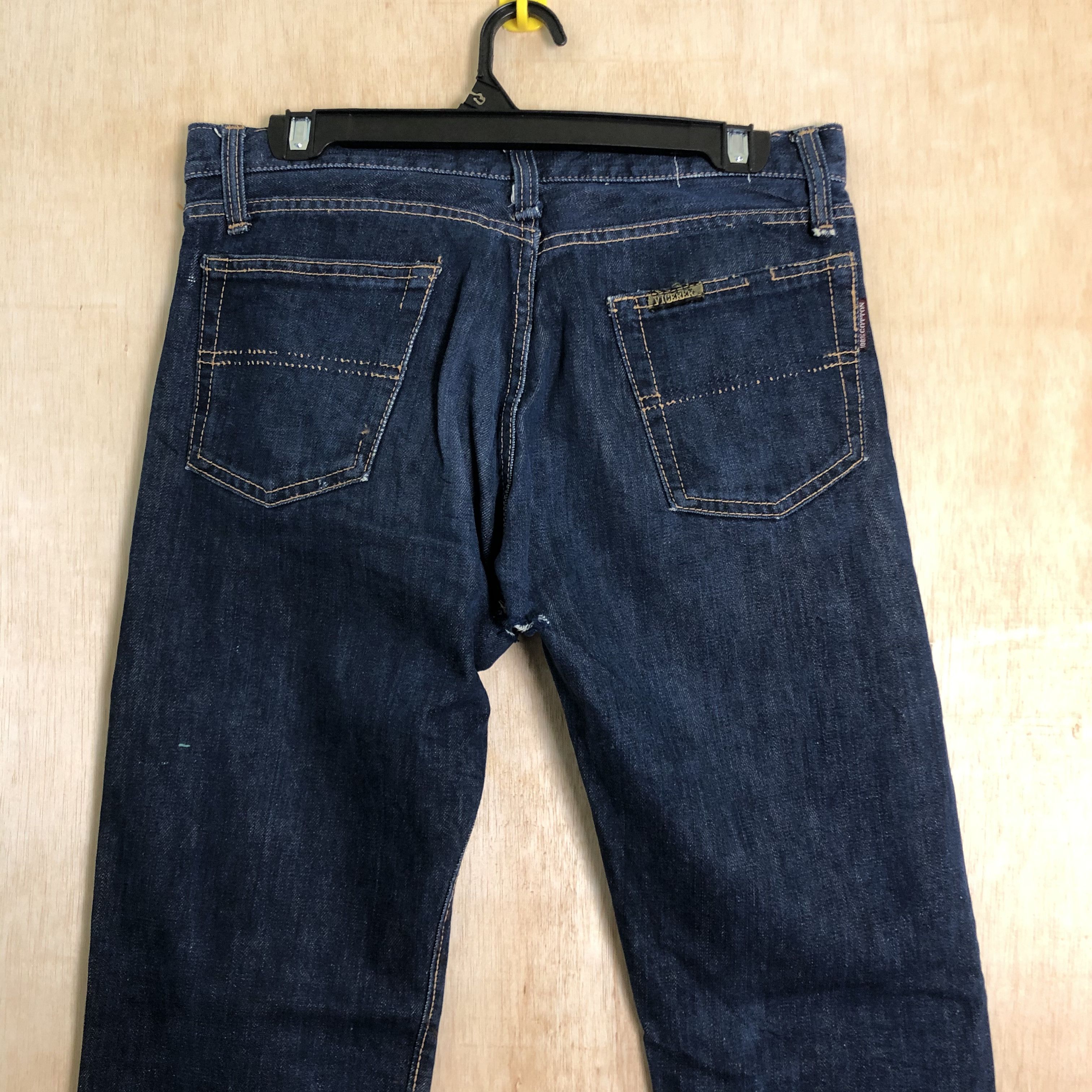 Japanese Brand DLL Vicerer dark Blue Denim streetwear #c010 Size US 31 - 7 Thumbnail