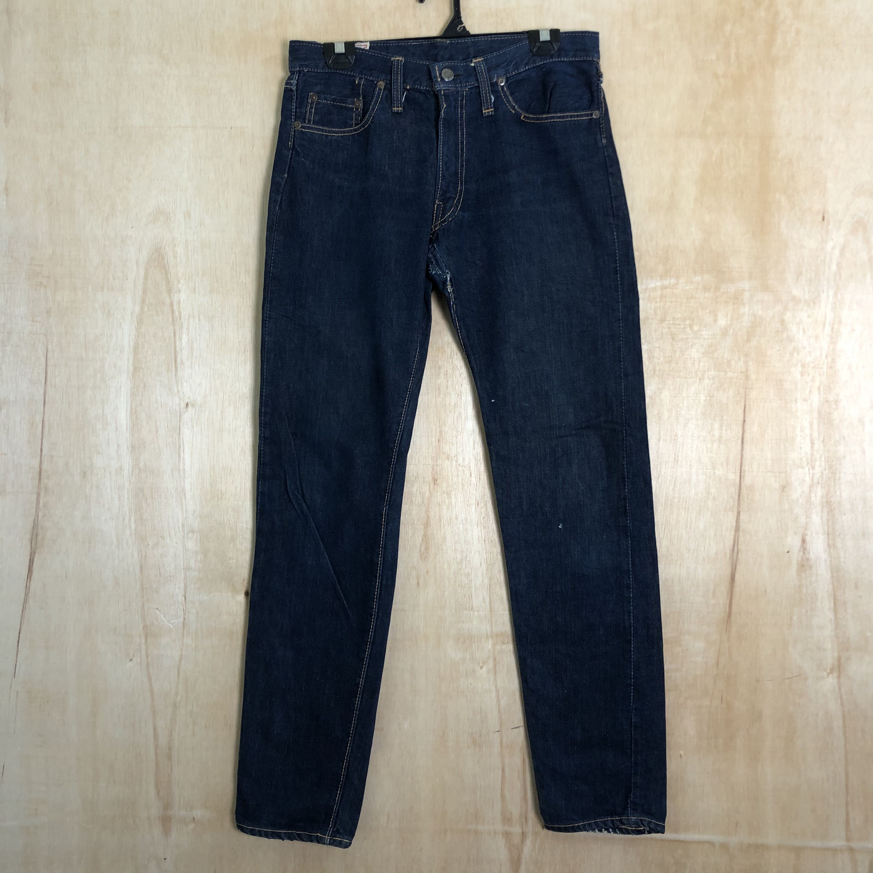 Japanese Brand DLL Vicerer dark Blue Denim streetwear #c010 Size US 31 - 1 Thumbnail
