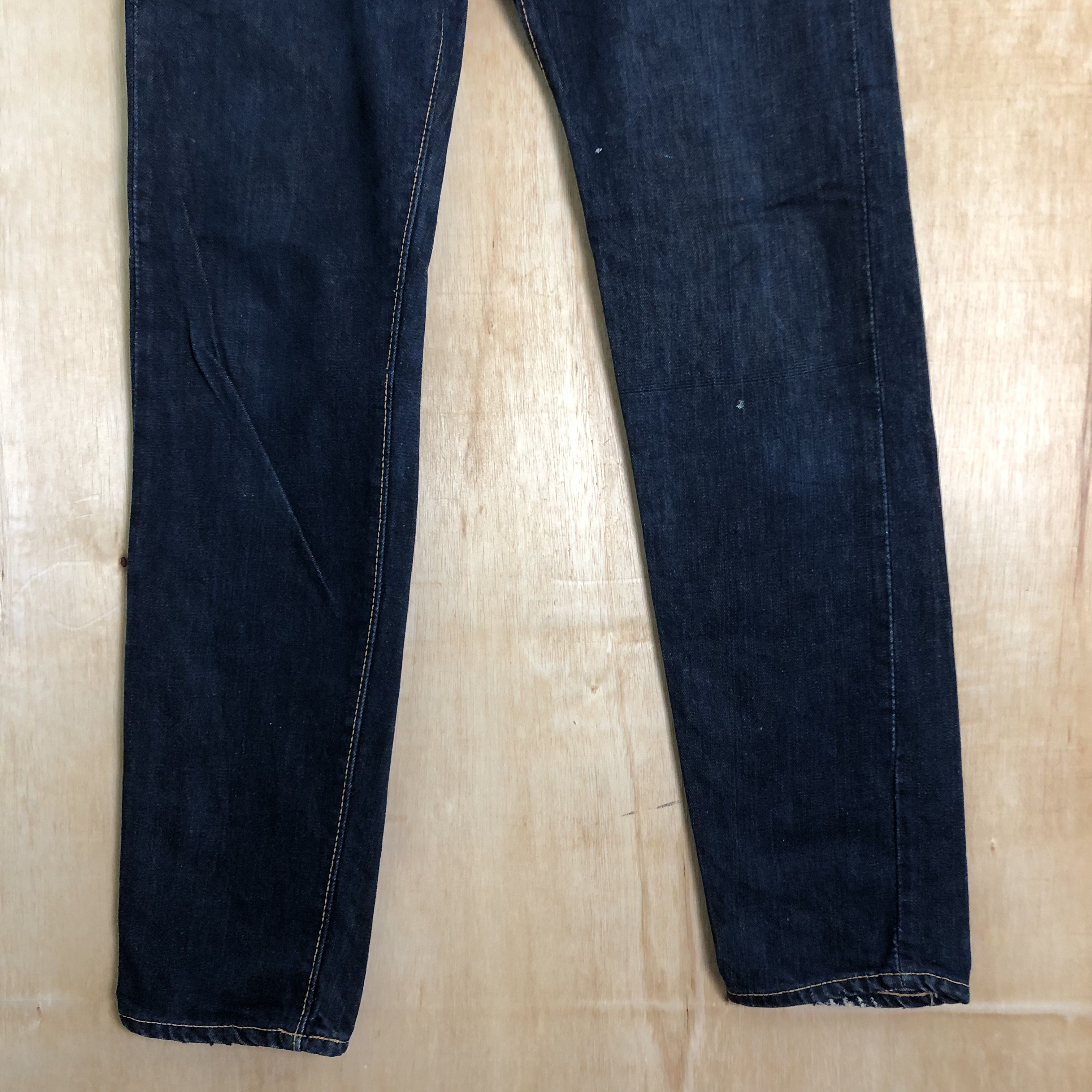 Japanese Brand DLL Vicerer dark Blue Denim streetwear #c010 Size US 31 - 3 Thumbnail