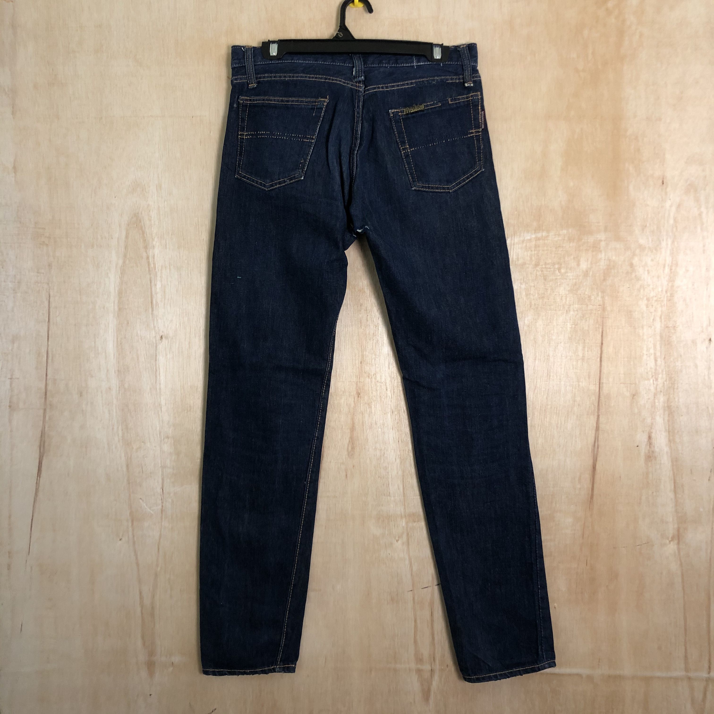 Japanese Brand DLL Vicerer dark Blue Denim streetwear #c010 Size US 31 - 6 Thumbnail