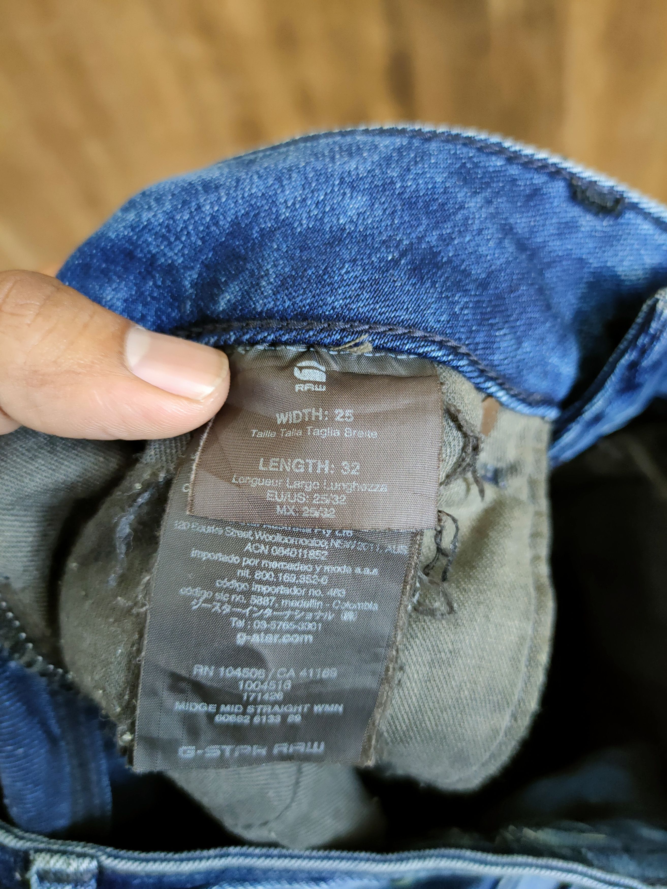G-Star D Gstar Raw distressed denim jeans pants #46-960 Size 26" / US 2 / IT 38 - 13 Thumbnail