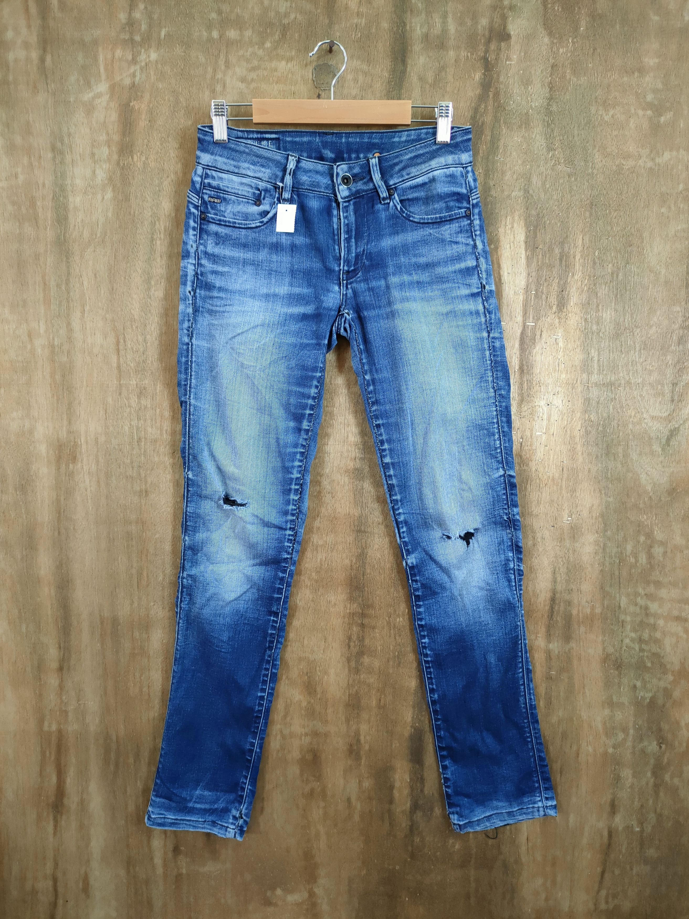 G-Star D Gstar Raw distressed denim jeans pants #46-960 Size 26" / US 2 / IT 38 - 1 Thumbnail