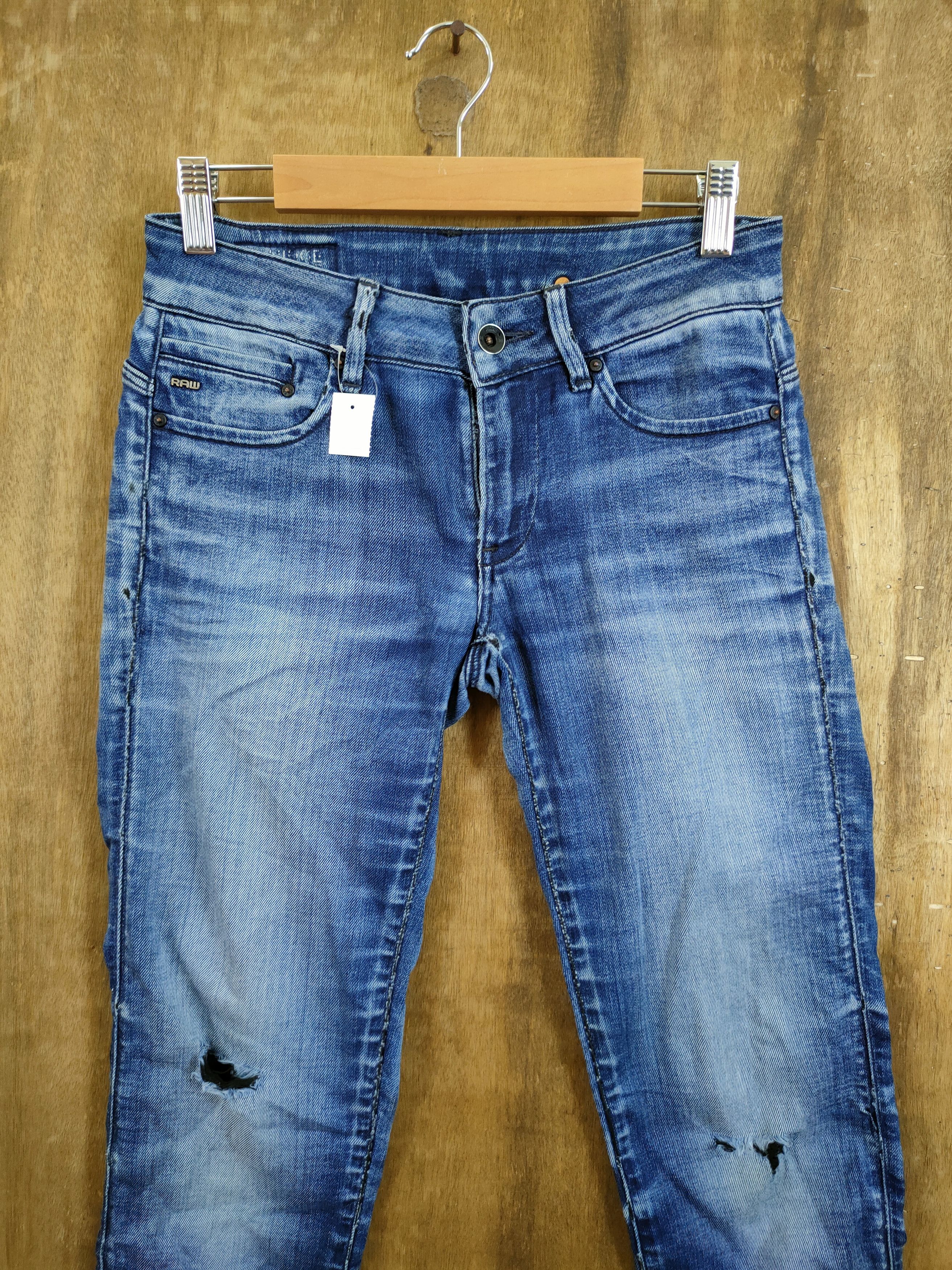 G-Star D Gstar Raw distressed denim jeans pants #46-960 Size 26" / US 2 / IT 38 - 3 Thumbnail