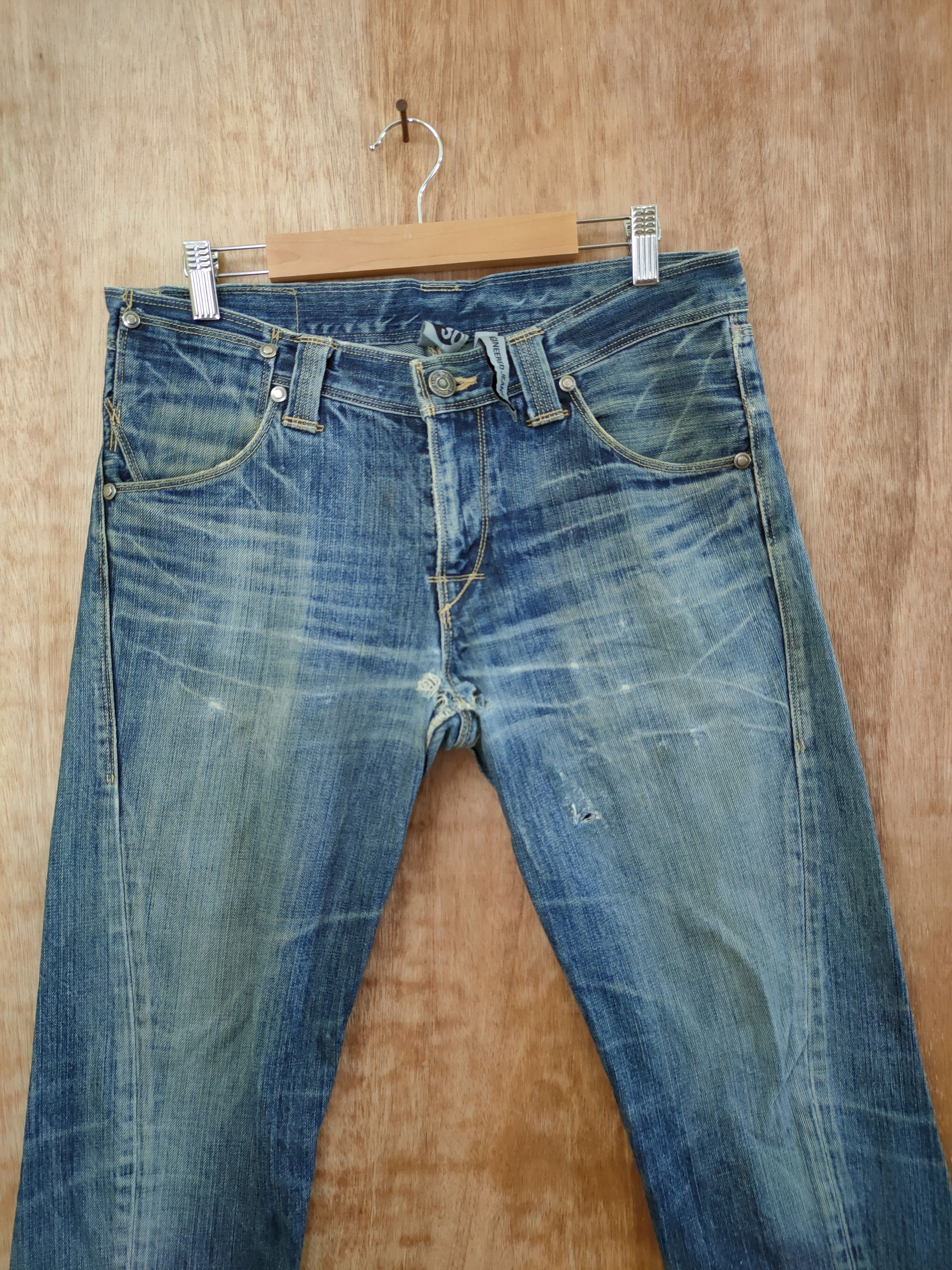 Levi's D levis engineered distressed denim jeans pants #46-822 Size US 31 - 4 Thumbnail