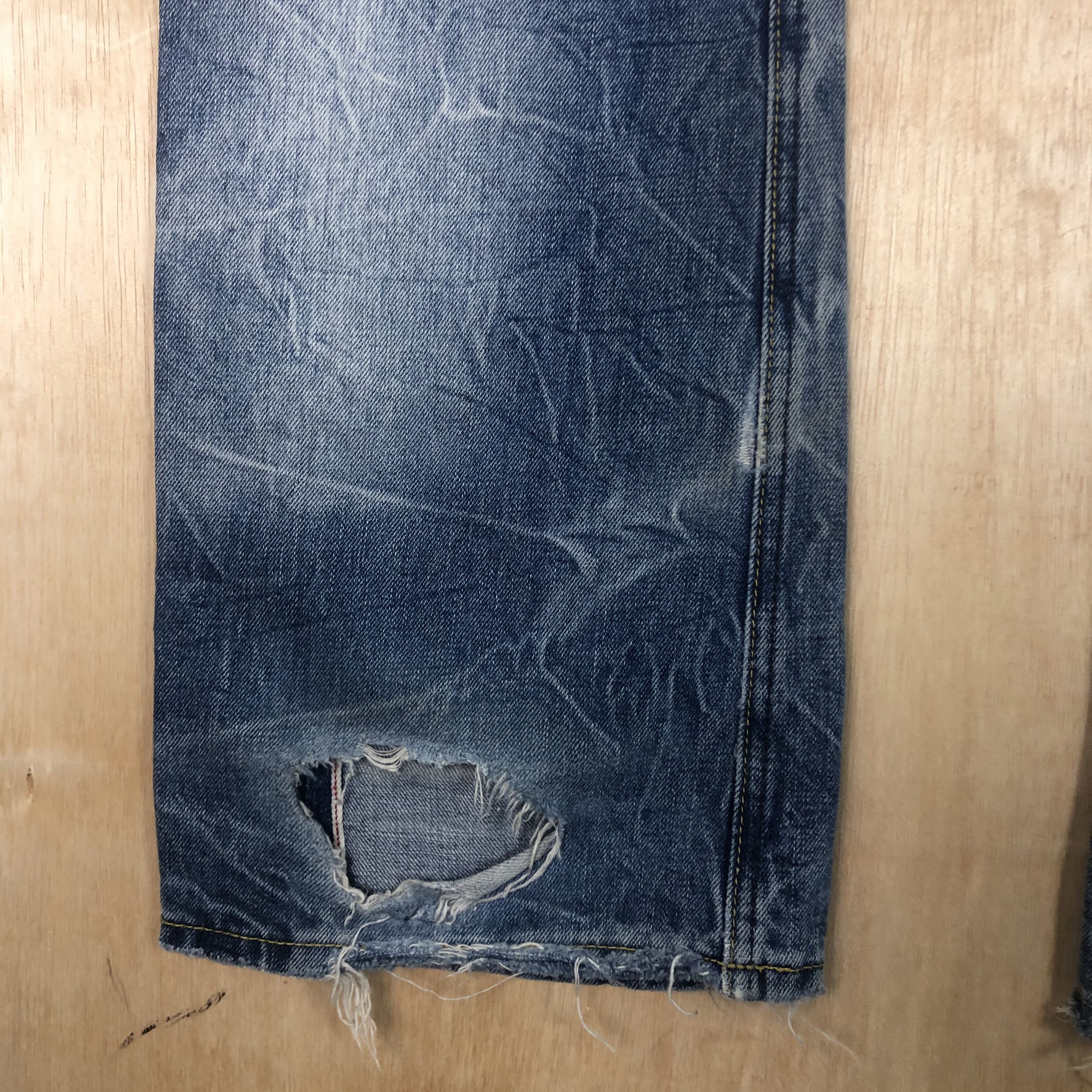 JACKROSE DLL Jack Rose Blue distressed Denim streetwear #C011 Size US 32 / EU 48 - 10 Thumbnail