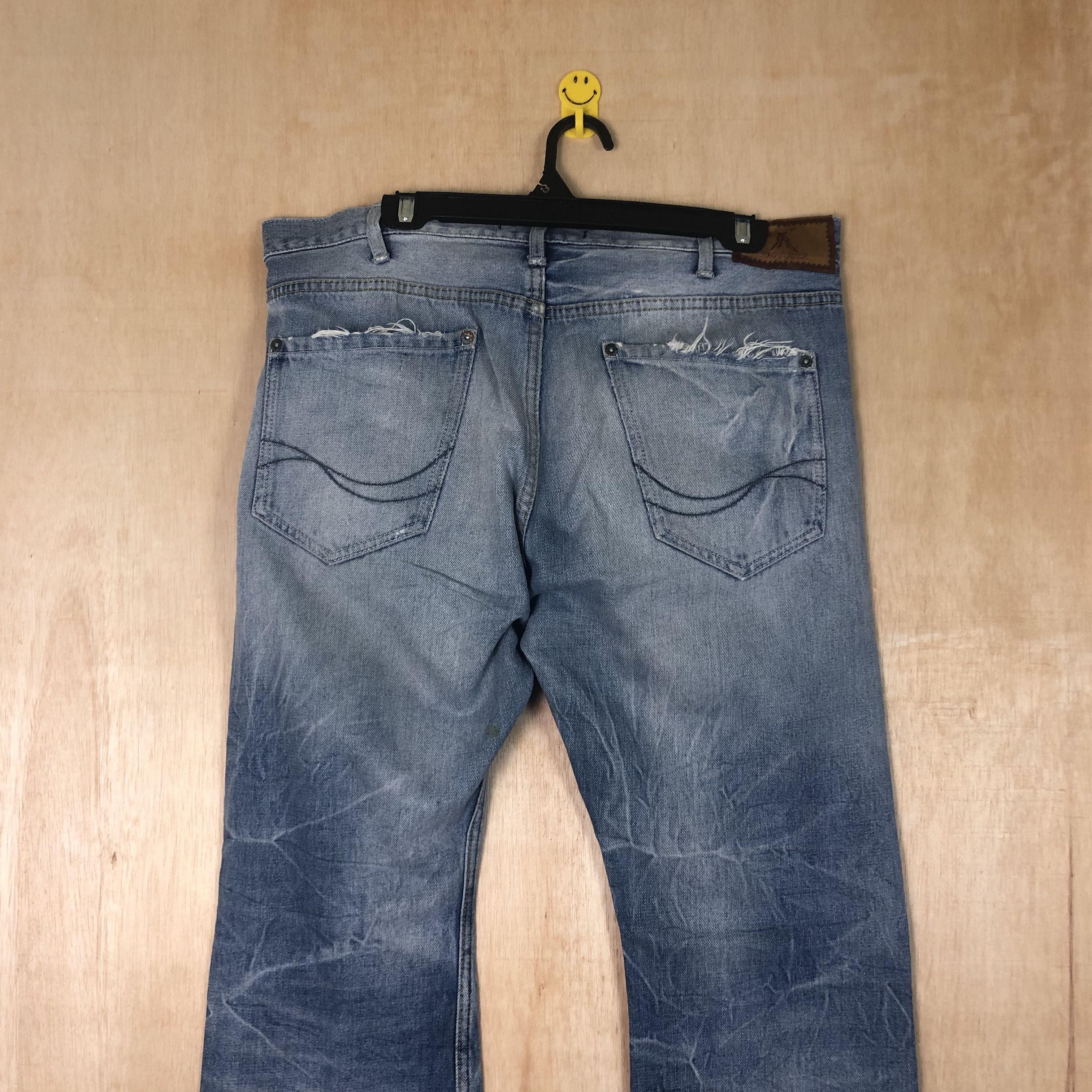 JACKROSE DLL Jack Rose Blue distressed Denim streetwear #C011 Size US 32 / EU 48 - 7 Thumbnail