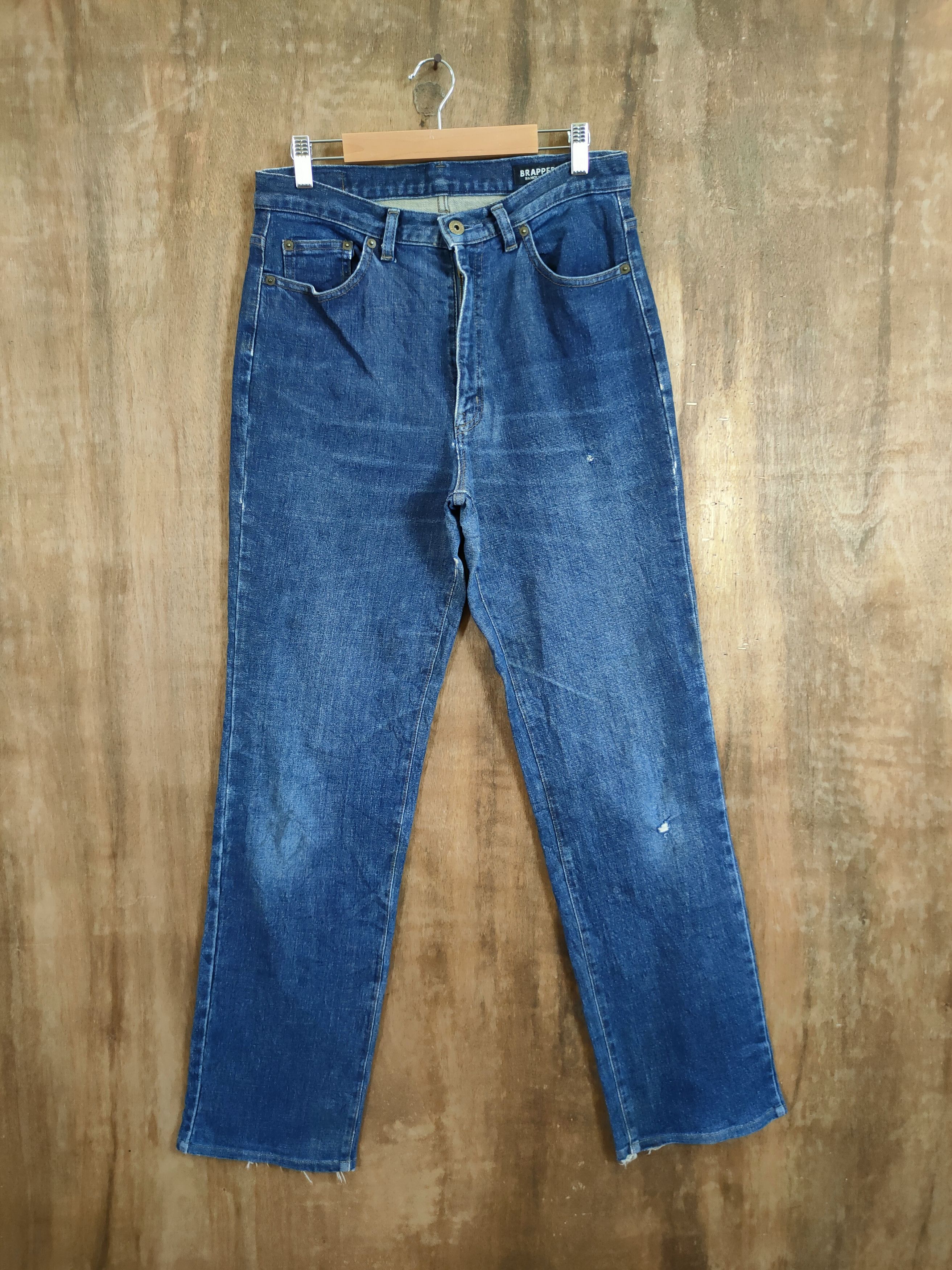 Brappers blue denim vintage pants #46-740