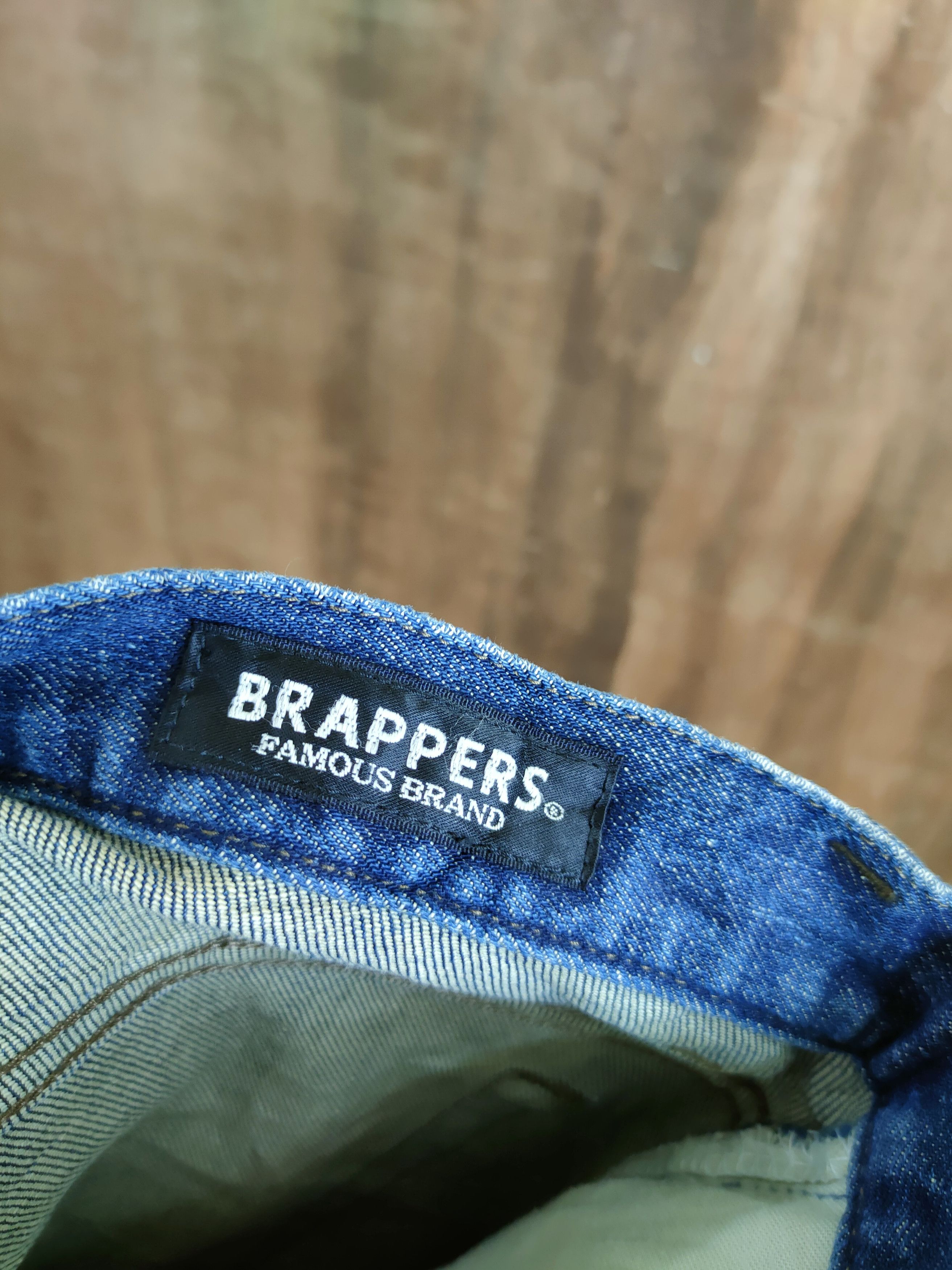 Japanese Brand Brappers blue denim vintage pants #46-740 Size US 30 / EU 46 - 10 Thumbnail