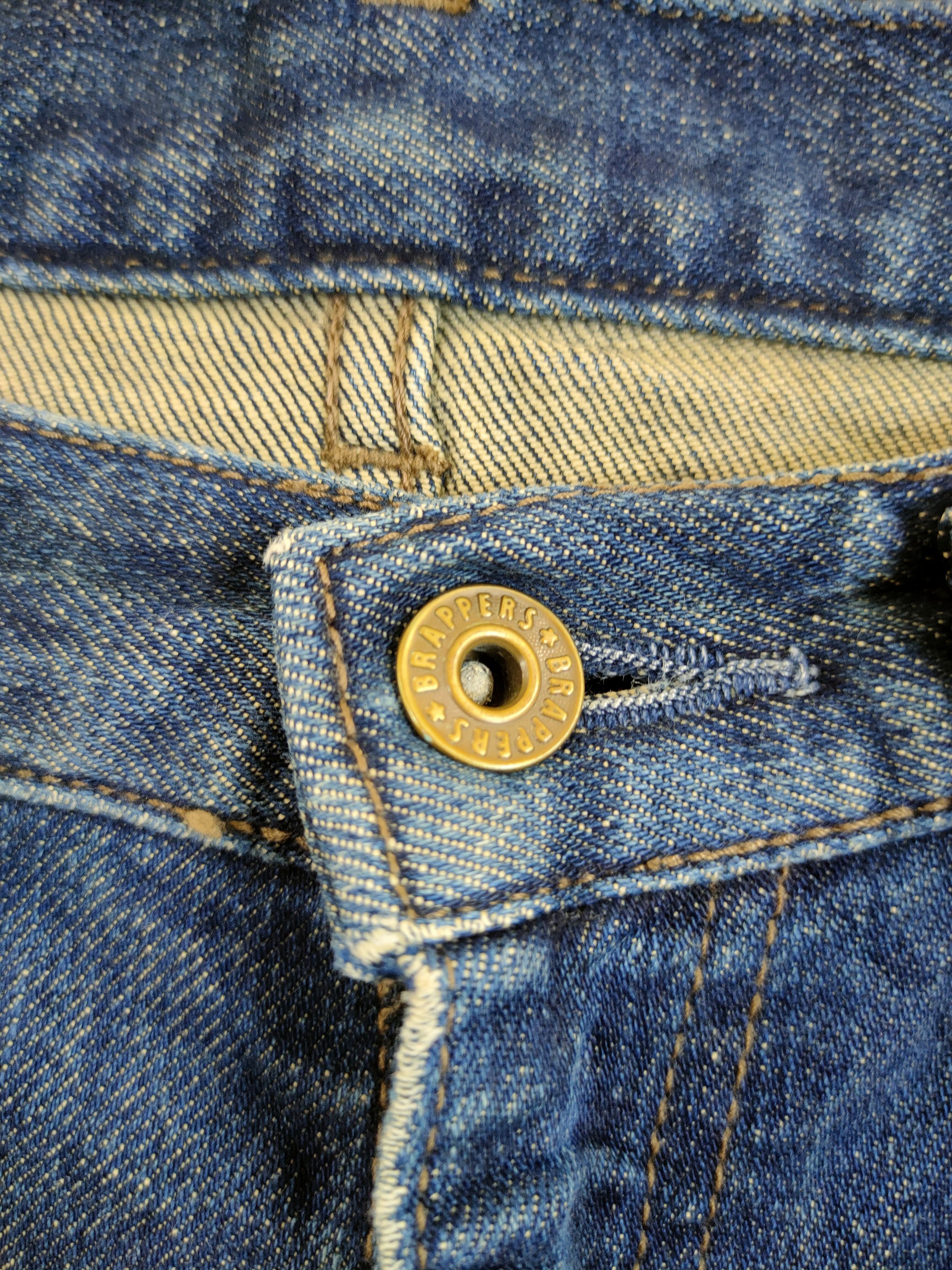 Japanese Brand Brappers blue denim vintage pants #46-740 Size US 30 / EU 46 - 4 Thumbnail