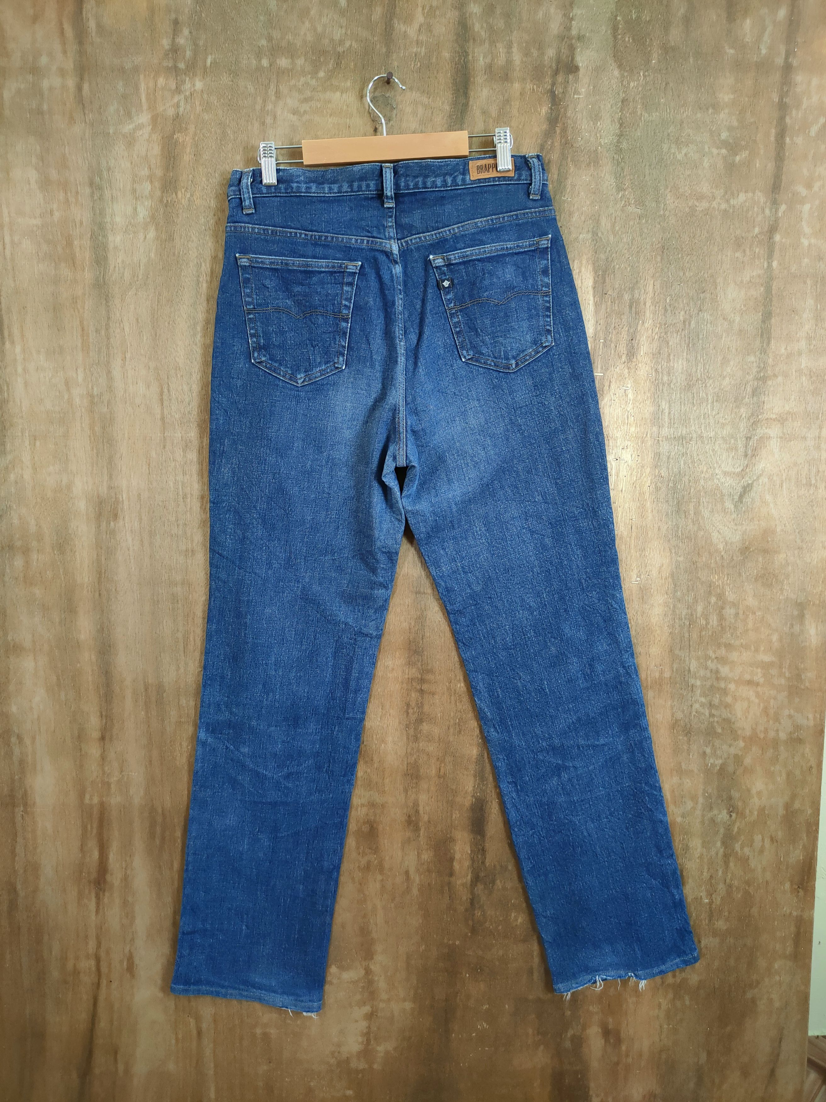 Japanese Brand Brappers blue denim vintage pants #46-740 Size US 30 / EU 46 - 5 Thumbnail