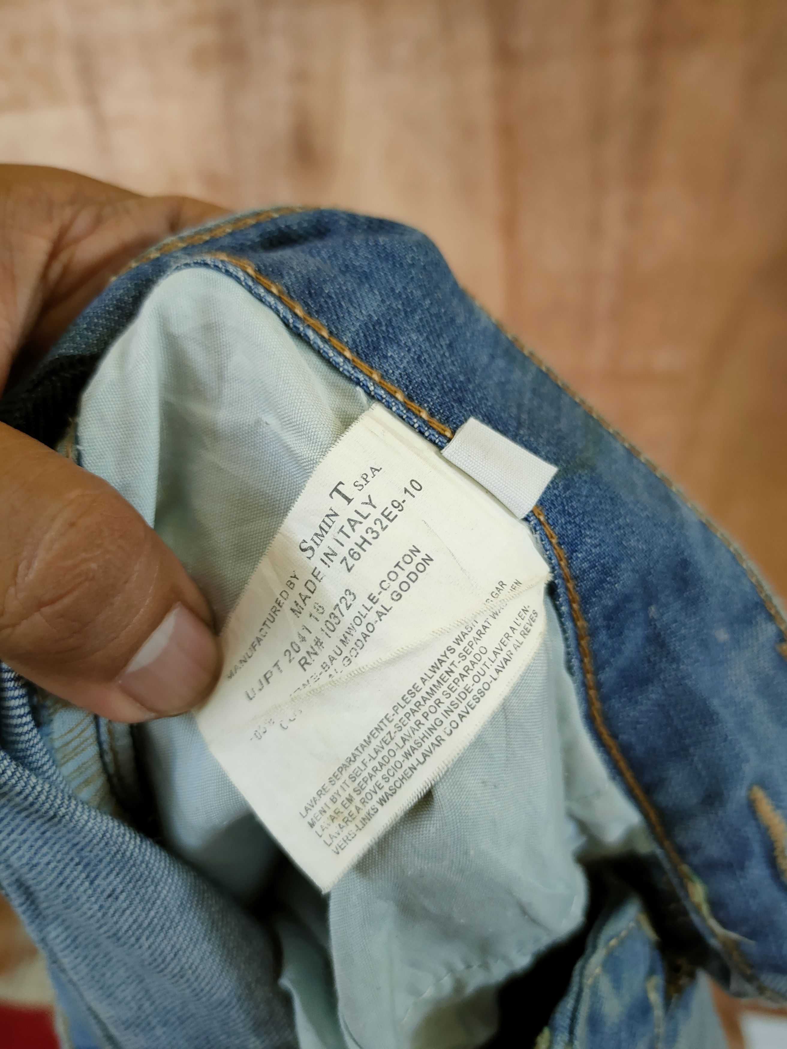 Emporio Armani Emporio Armani distressed denim streetwear pants #46-644 Size US 28 / EU 44 - 13 Thumbnail