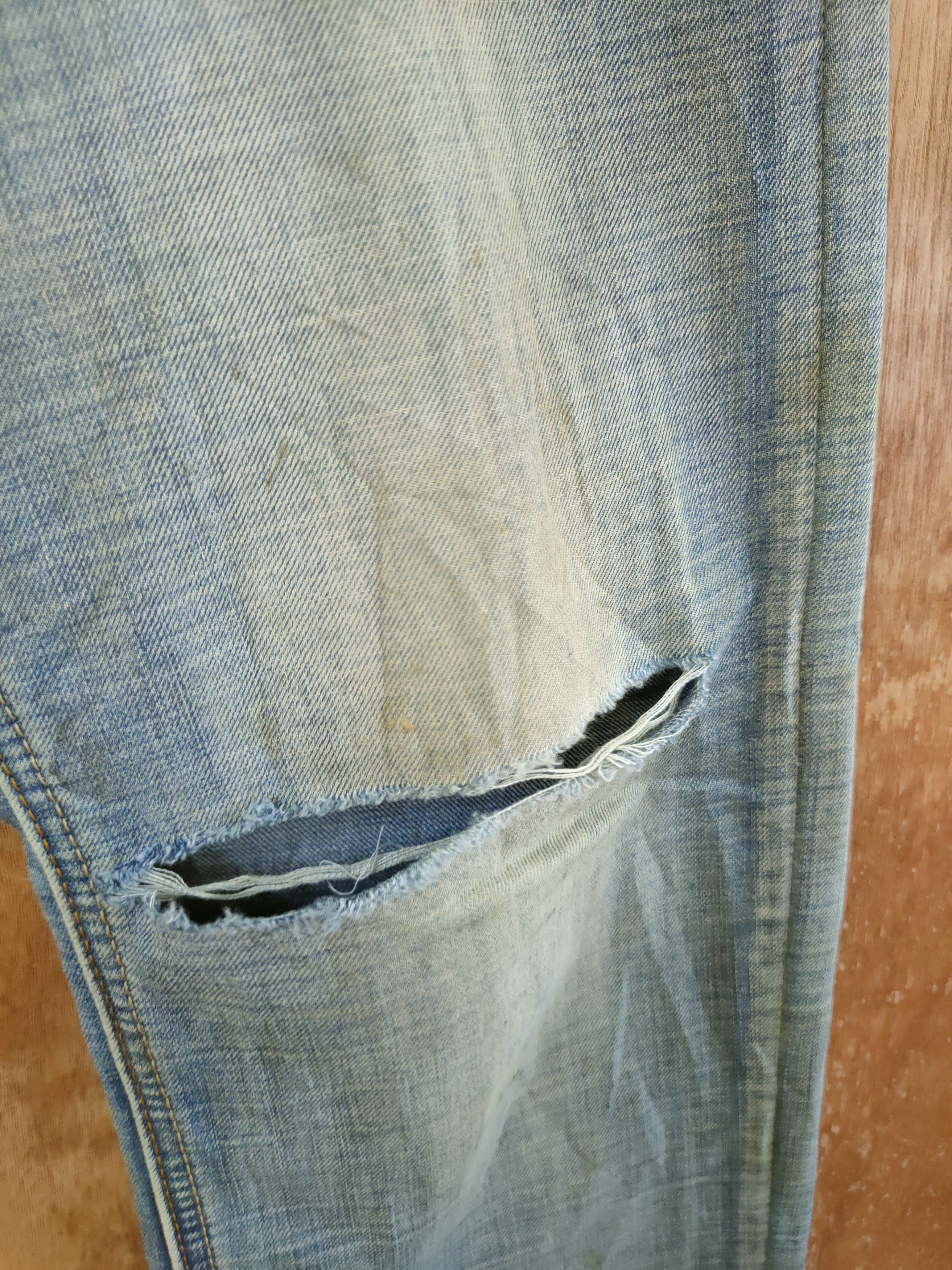 Emporio Armani Emporio Armani distressed denim streetwear pants #46-644 Size US 28 / EU 44 - 7 Thumbnail