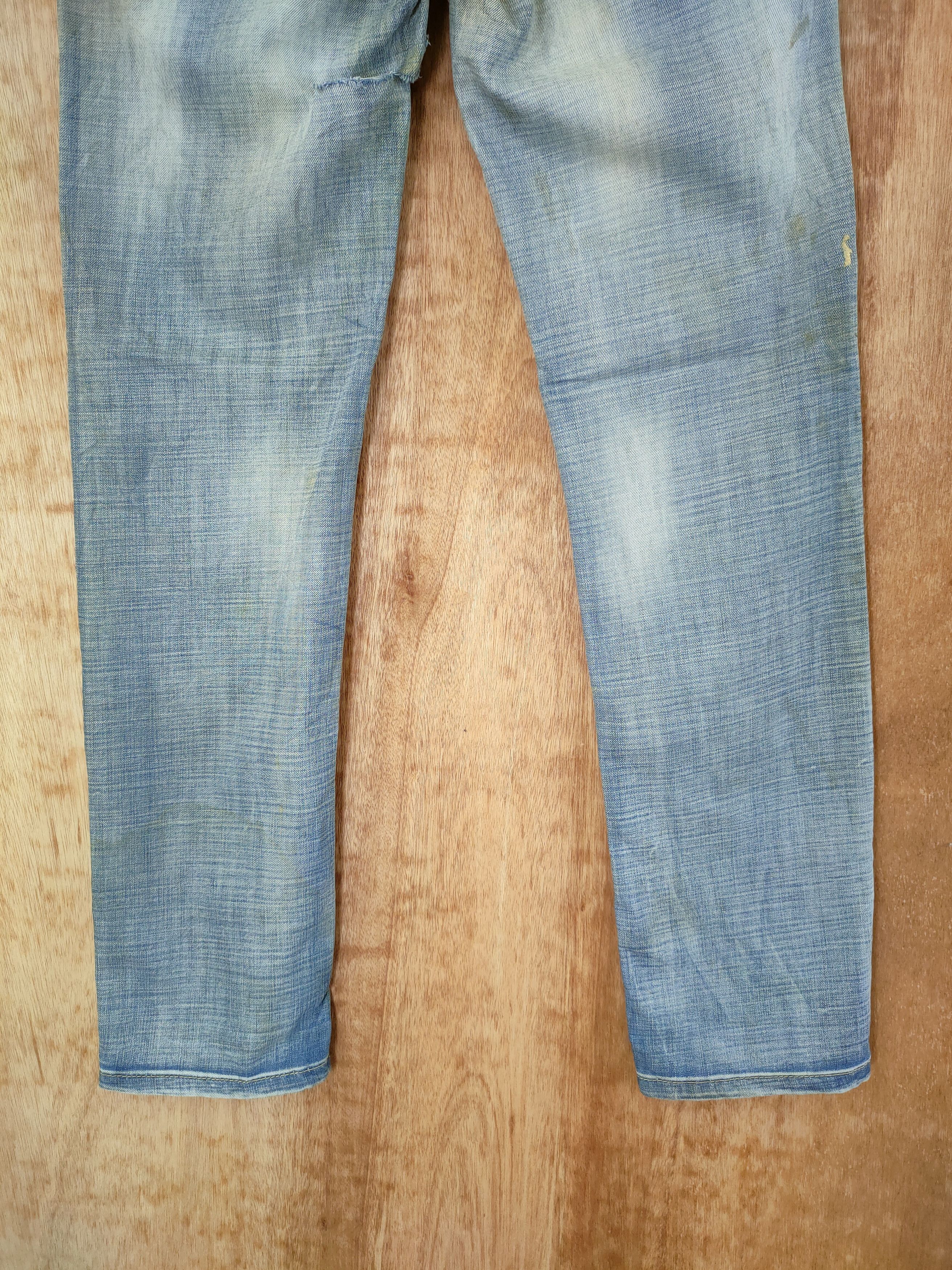 Emporio Armani Emporio Armani distressed denim streetwear pants #46-644 Size US 28 / EU 44 - 9 Thumbnail