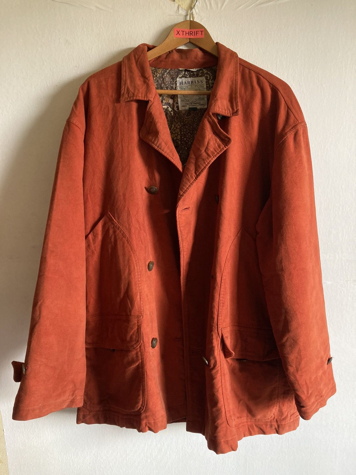Harris Tweed VINTAGE HARRIS TWEED BUTTON UP HUNTING JACKET Size US L / EU 52-54 / 3 - 2 Thumbnail