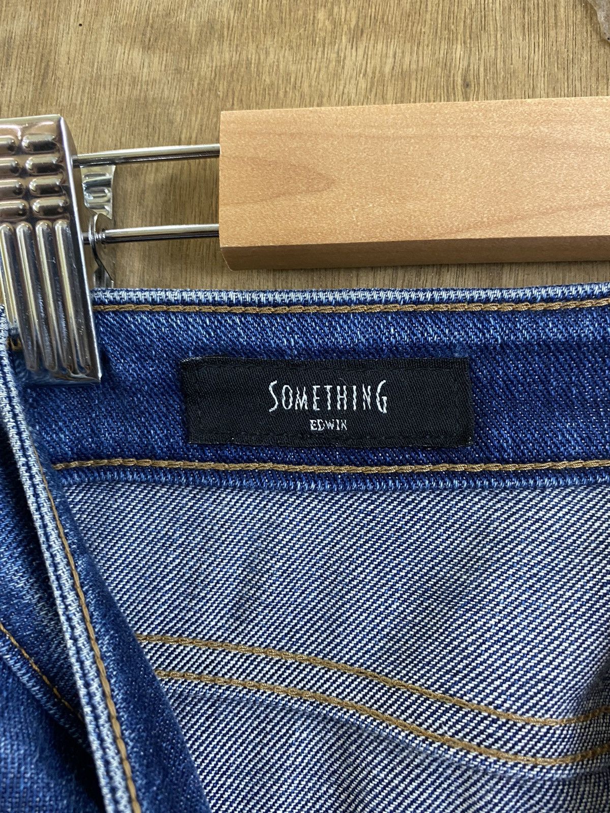 Edwin Something by Edwin Blue Distressed Denim Pants #B549 Size US 26 / EU 42 - 13 Thumbnail