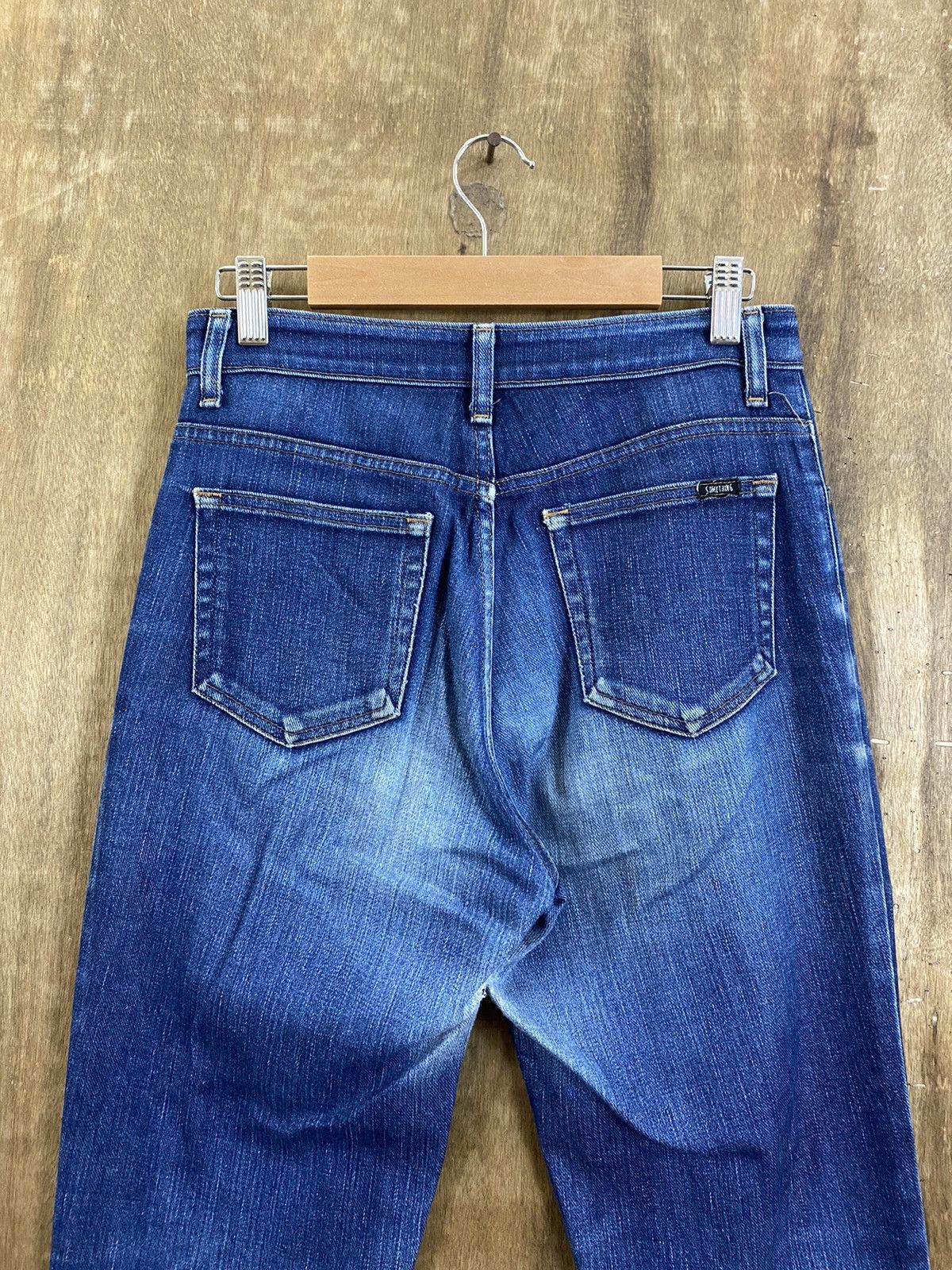 Edwin Something by Edwin Blue Distressed Denim Pants #B549 Size US 26 / EU 42 - 7 Thumbnail