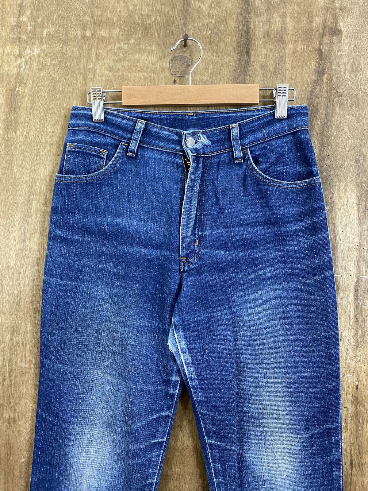 Edwin Something by Edwin Blue Distressed Denim Pants #B549 Size US 26 / EU 42 - 2 Thumbnail