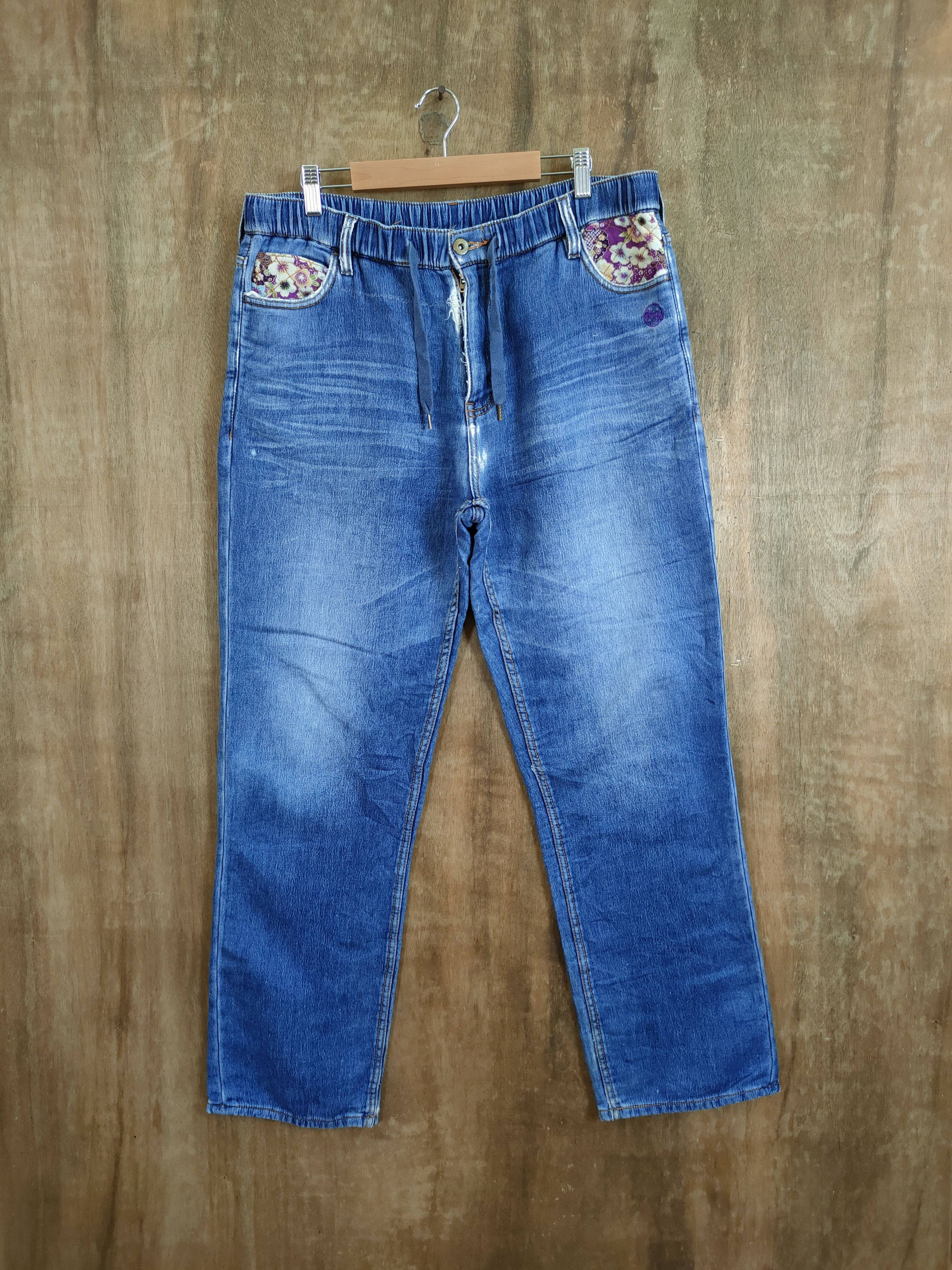 Japanese Brand Japan patchwork vintage denim pants #46-750 Size US 34 / EU 50 - 1 Thumbnail
