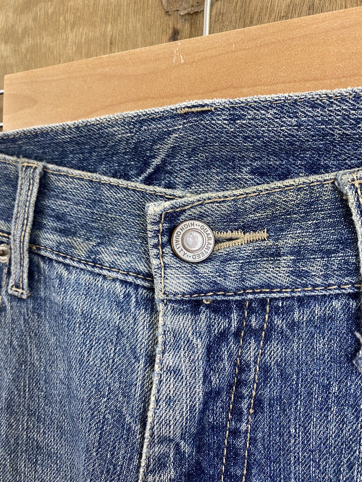 Japanese Brand DLS Japanese Brand Blue Distressed Denim #BB548 Size US 32 / EU 48 - 13 Thumbnail