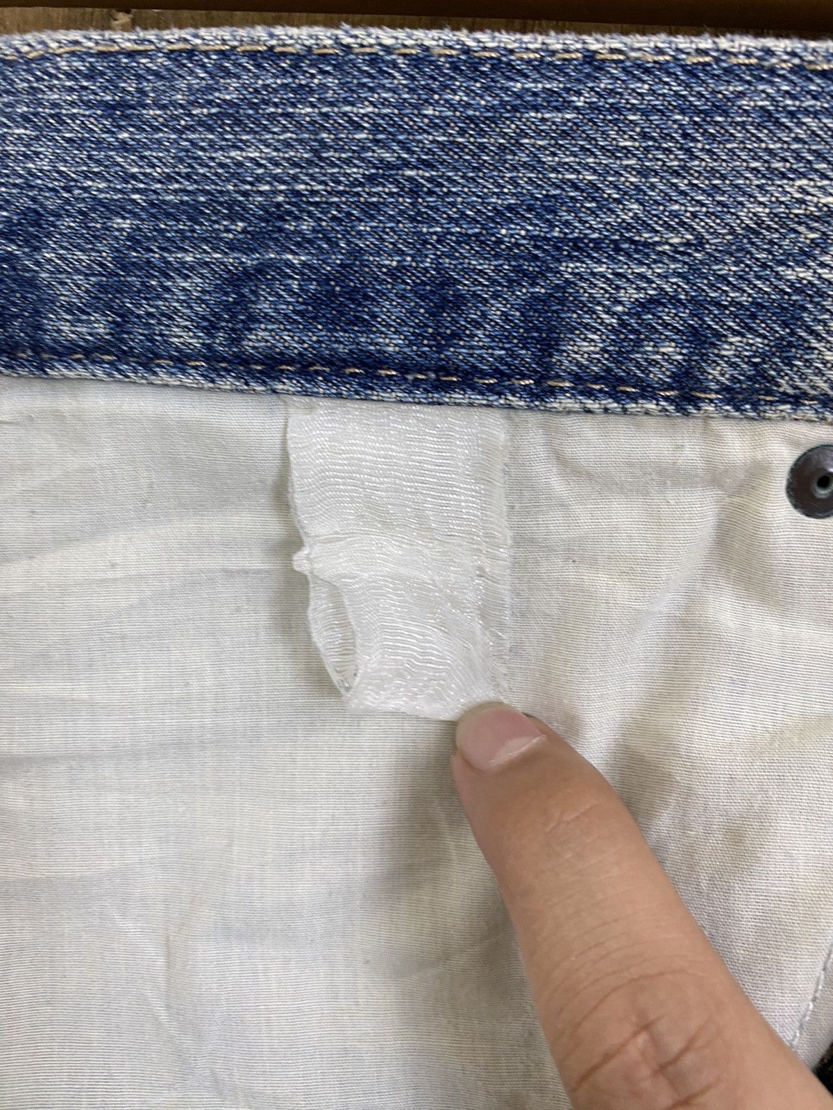 Japanese Brand DLS Japanese Brand Blue Distressed Denim #BB548 Size US 32 / EU 48 - 12 Thumbnail