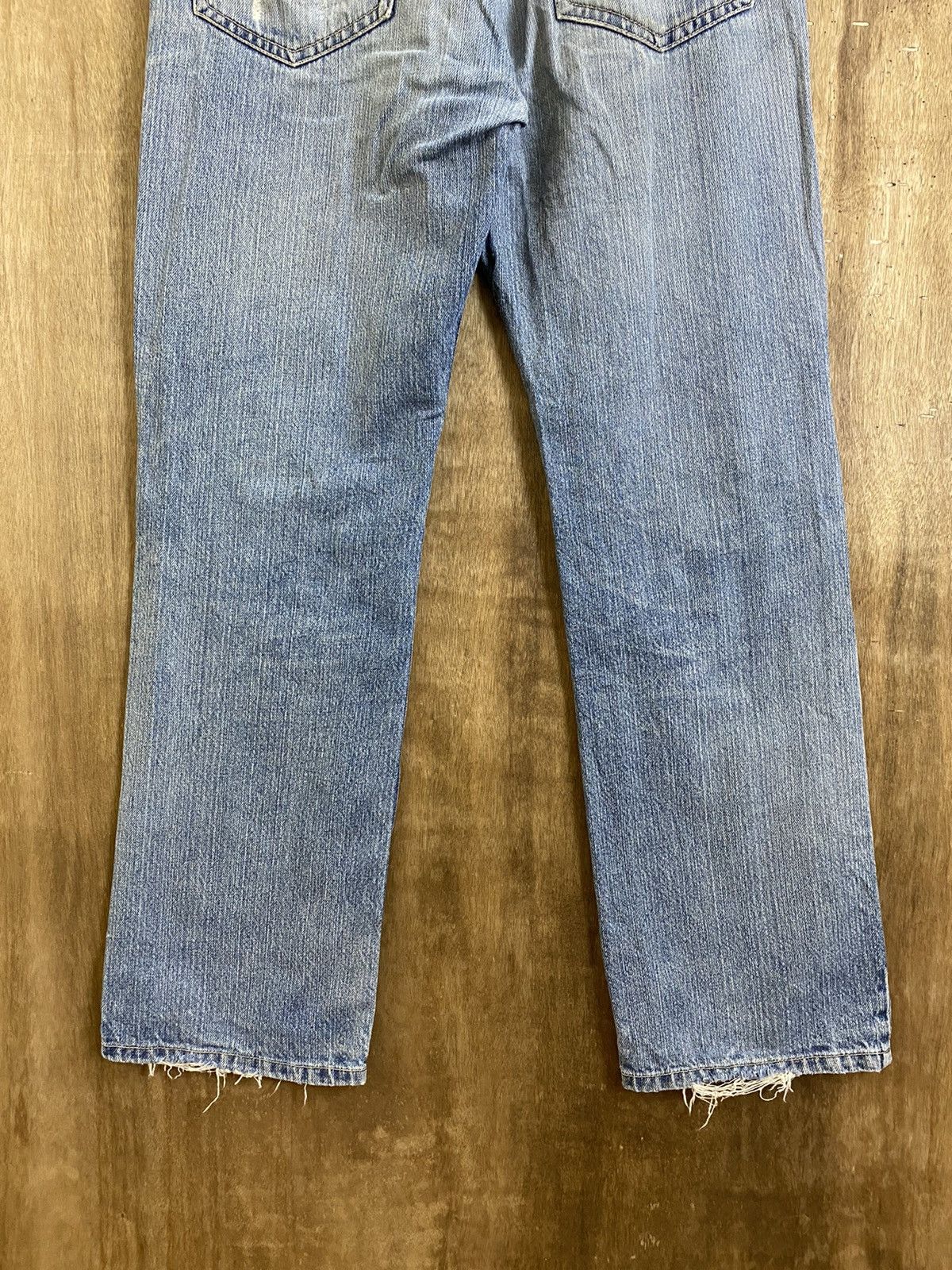 Japanese Brand DLS Japanese Brand Blue Distressed Denim #BB548 Size US 32 / EU 48 - 9 Thumbnail