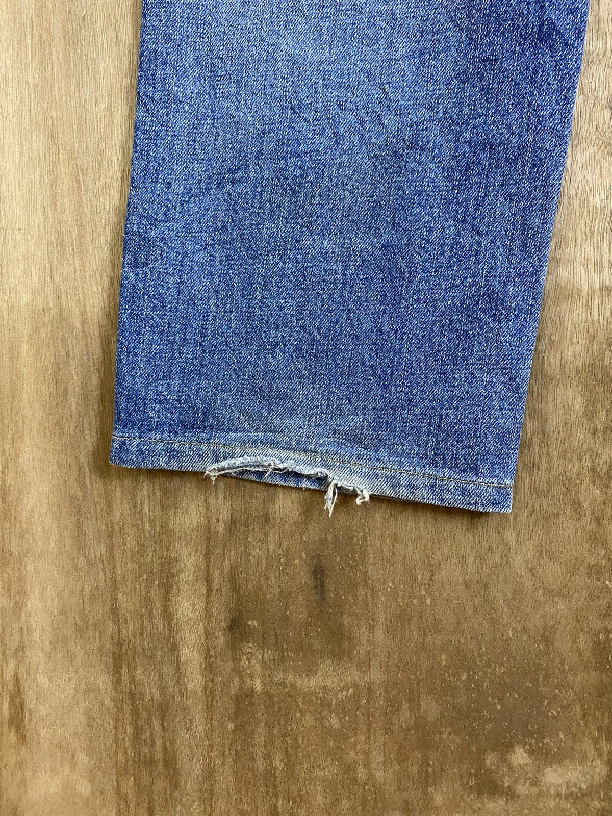 Japanese Brand DLS Uniqlo Blue Distressed Denim Pants #BB547 Size US 31 - 11 Thumbnail