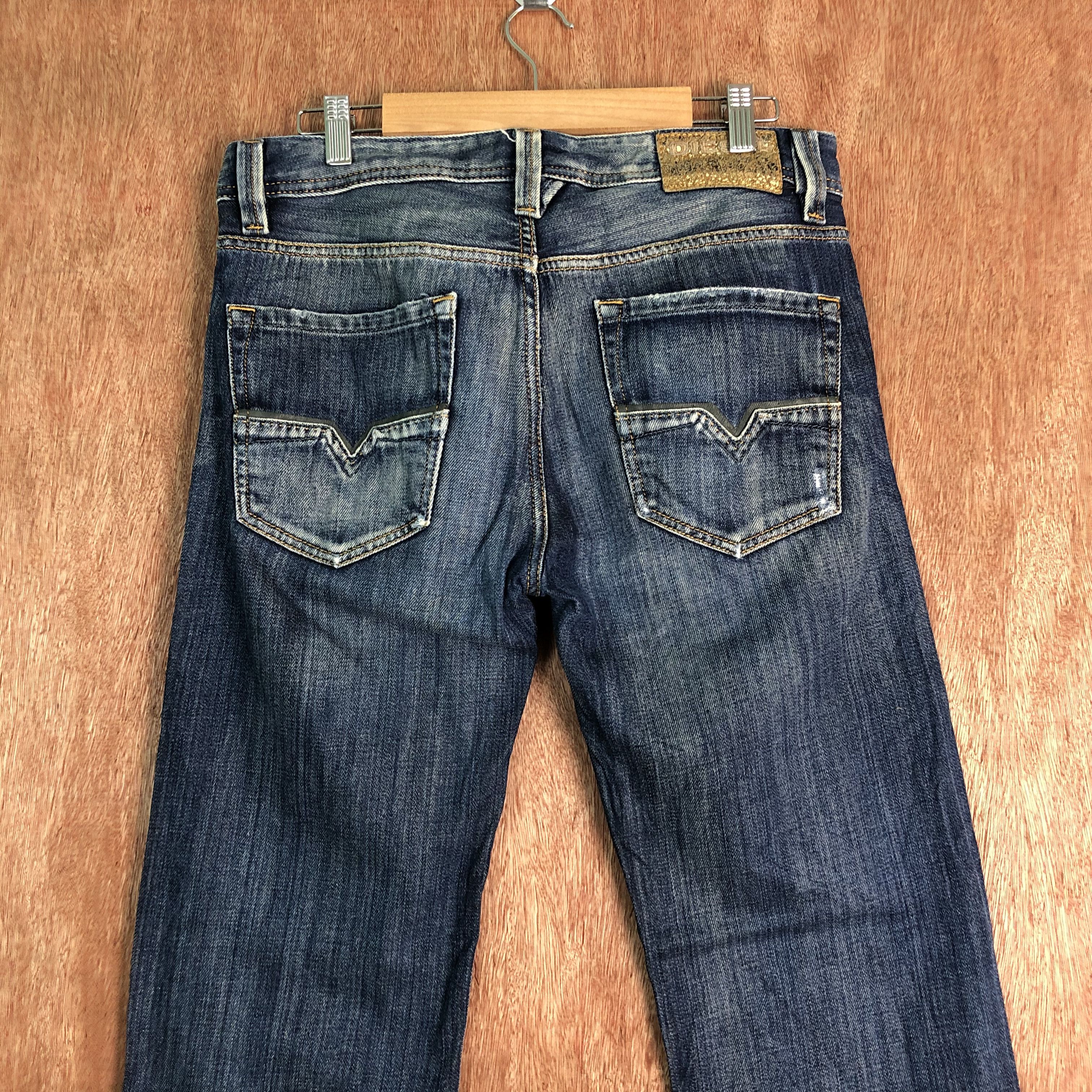Diesel DLL Diesel Larkee Blue distressed Denim Pants #c082 Size US 30 / EU 46 - 9 Thumbnail
