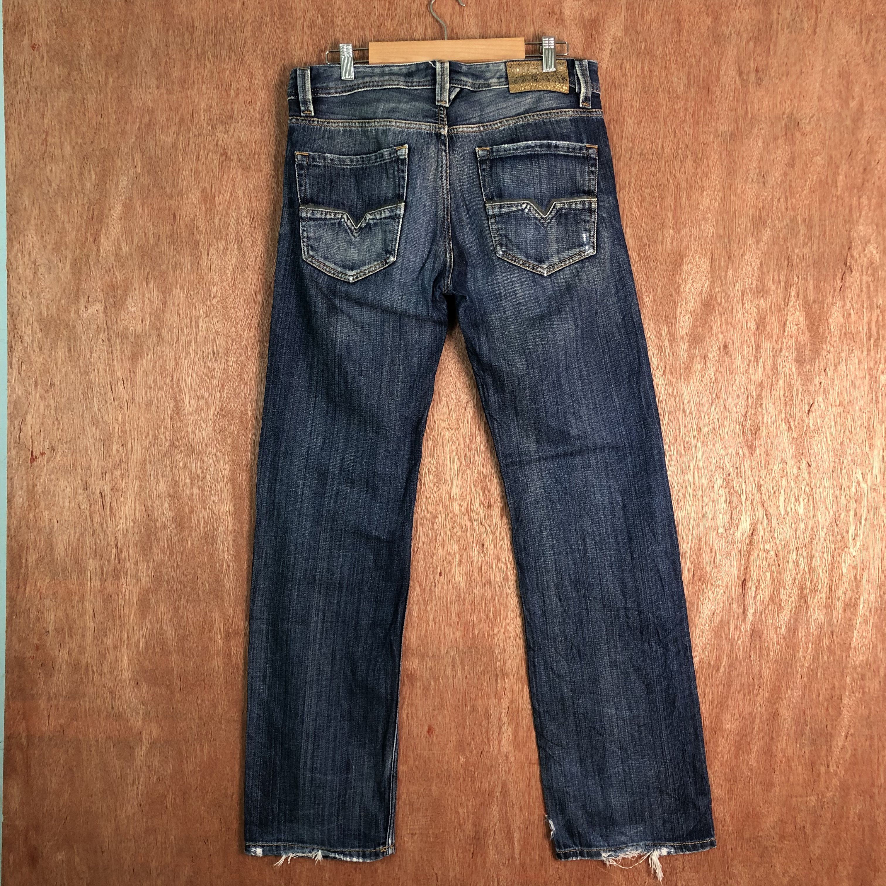 Diesel DLL Diesel Larkee Blue distressed Denim Pants #c082 Size US 30 / EU 46 - 8 Thumbnail