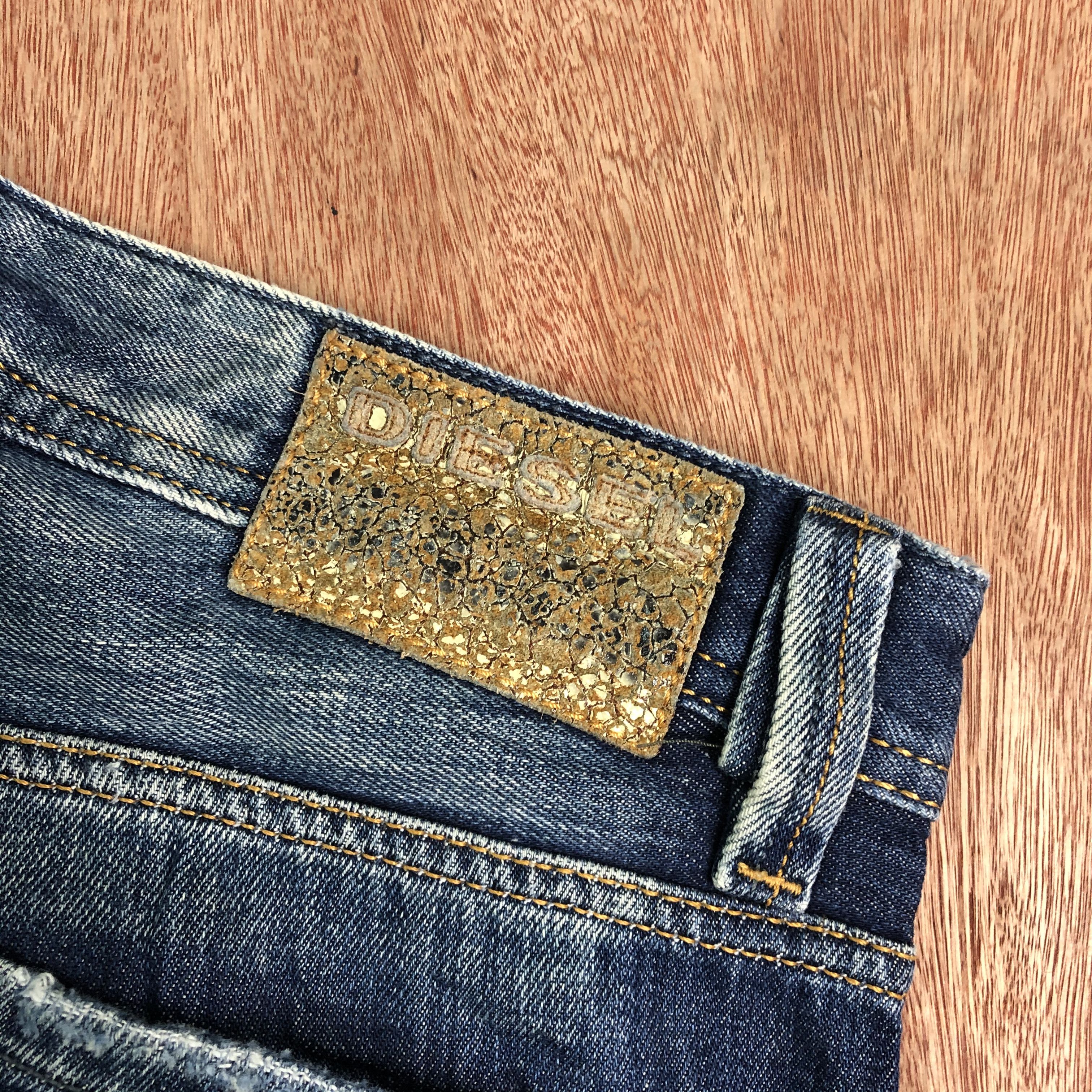 Diesel DLL Diesel Larkee Blue distressed Denim Pants #c082 Size US 30 / EU 46 - 13 Thumbnail