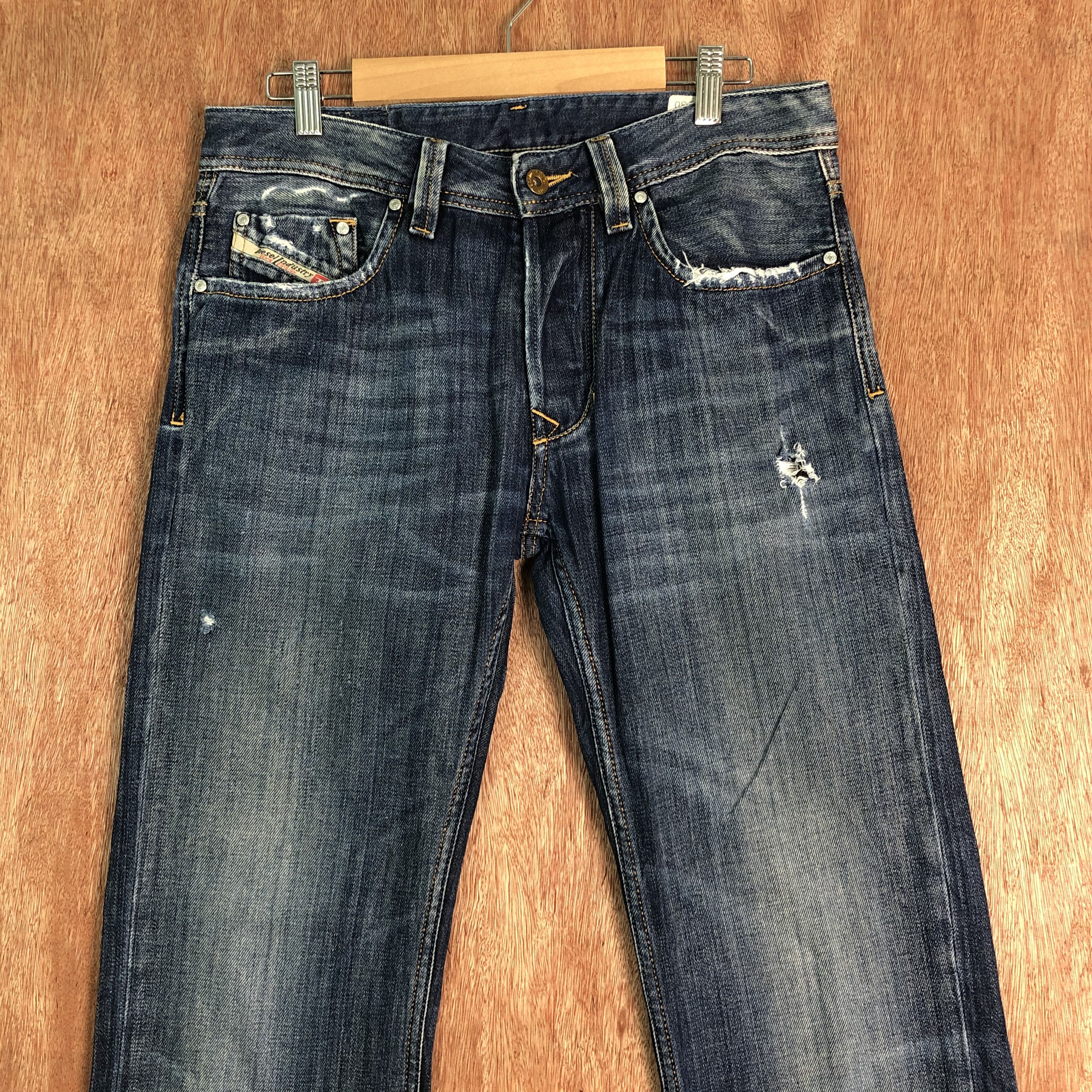 Diesel DLL Diesel Larkee Blue distressed Denim Pants #c082 Size US 30 / EU 46 - 2 Thumbnail