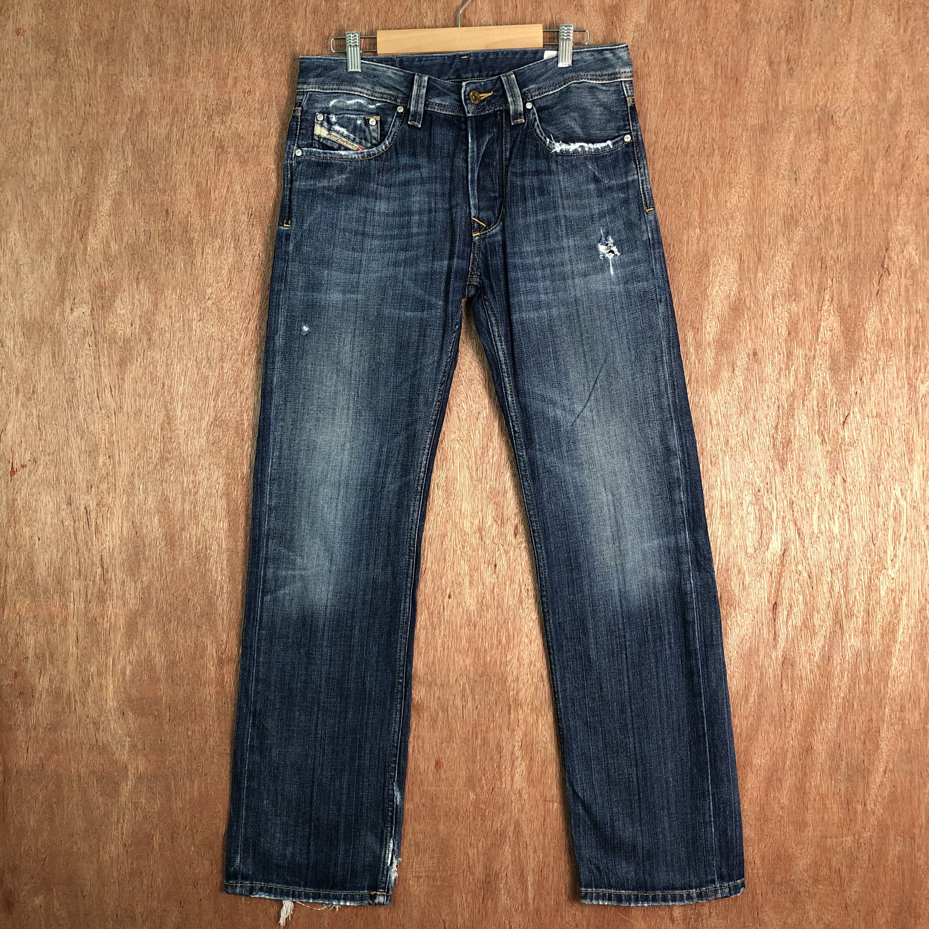 Diesel DLL Diesel Larkee Blue distressed Denim Pants #c082 Size US 30 / EU 46 - 1 Thumbnail