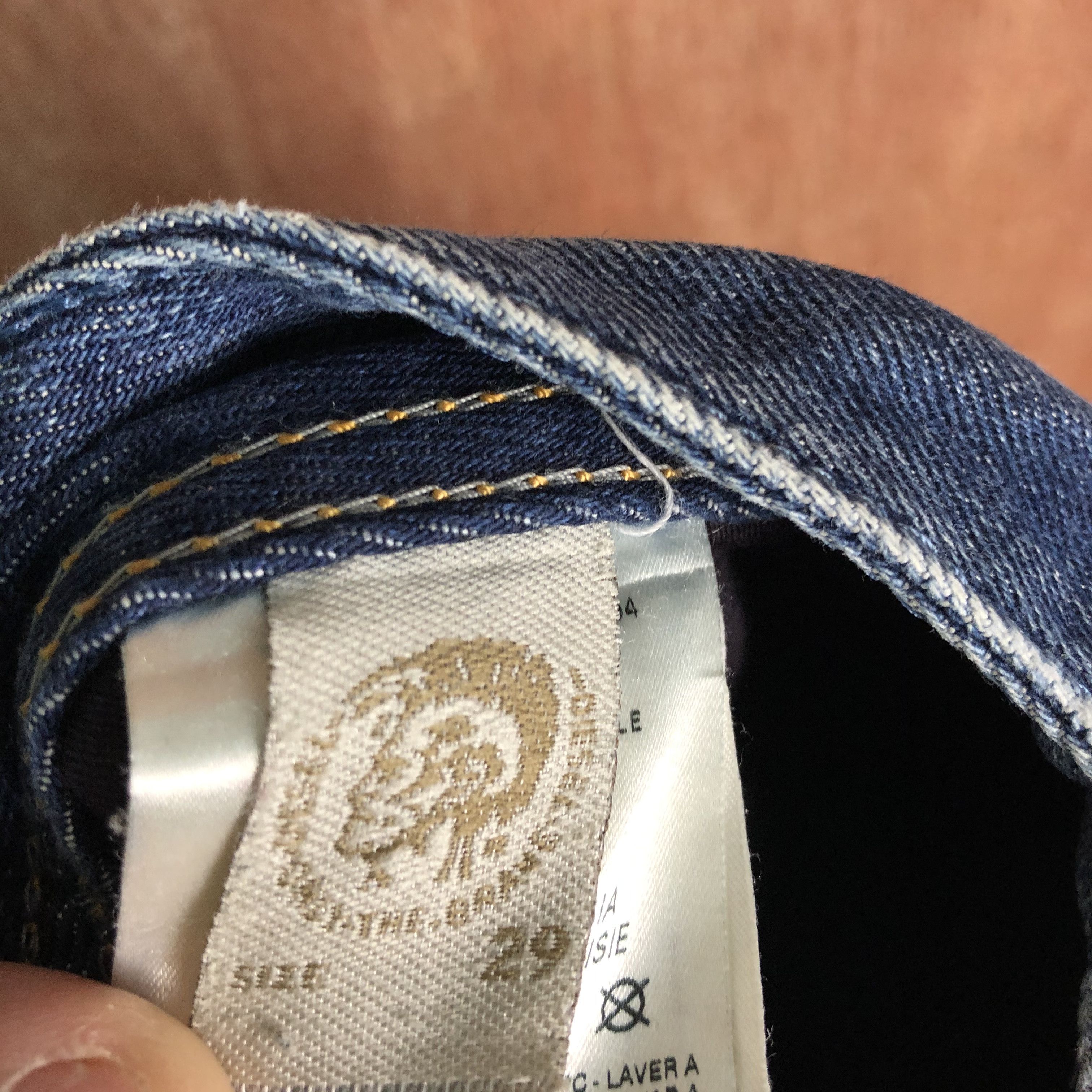 Diesel DLL Diesel Larkee Blue distressed Denim Pants #c082 Size US 30 / EU 46 - 16 Thumbnail