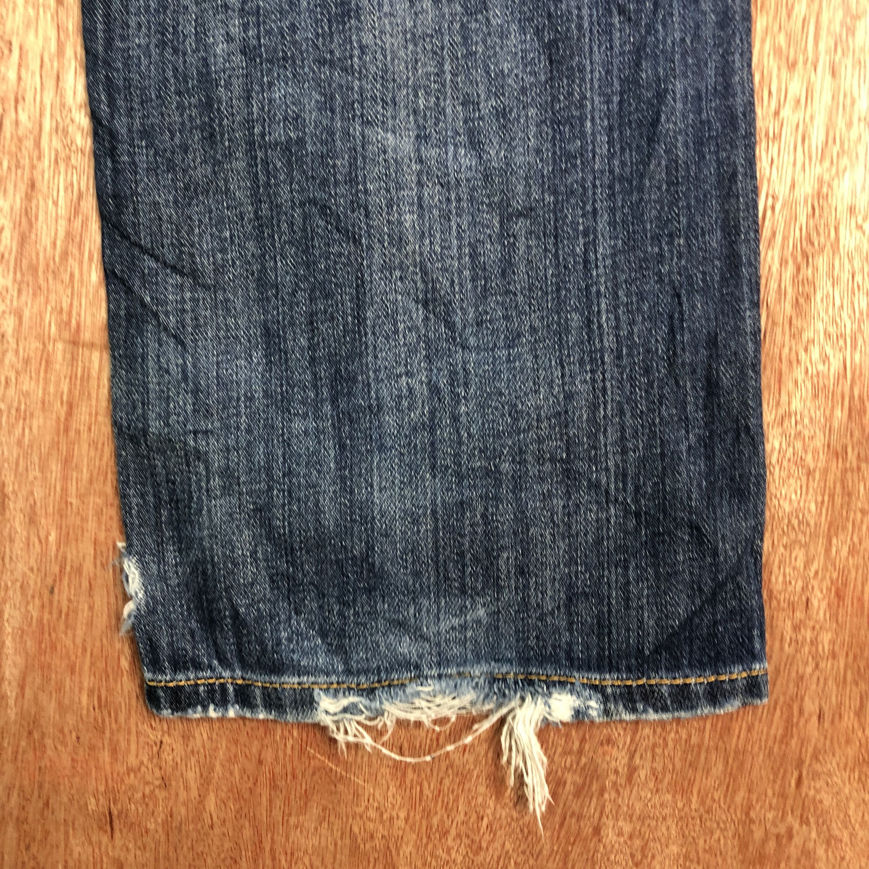 Diesel DLL Diesel Larkee Blue distressed Denim Pants #c082 Size US 30 / EU 46 - 11 Thumbnail
