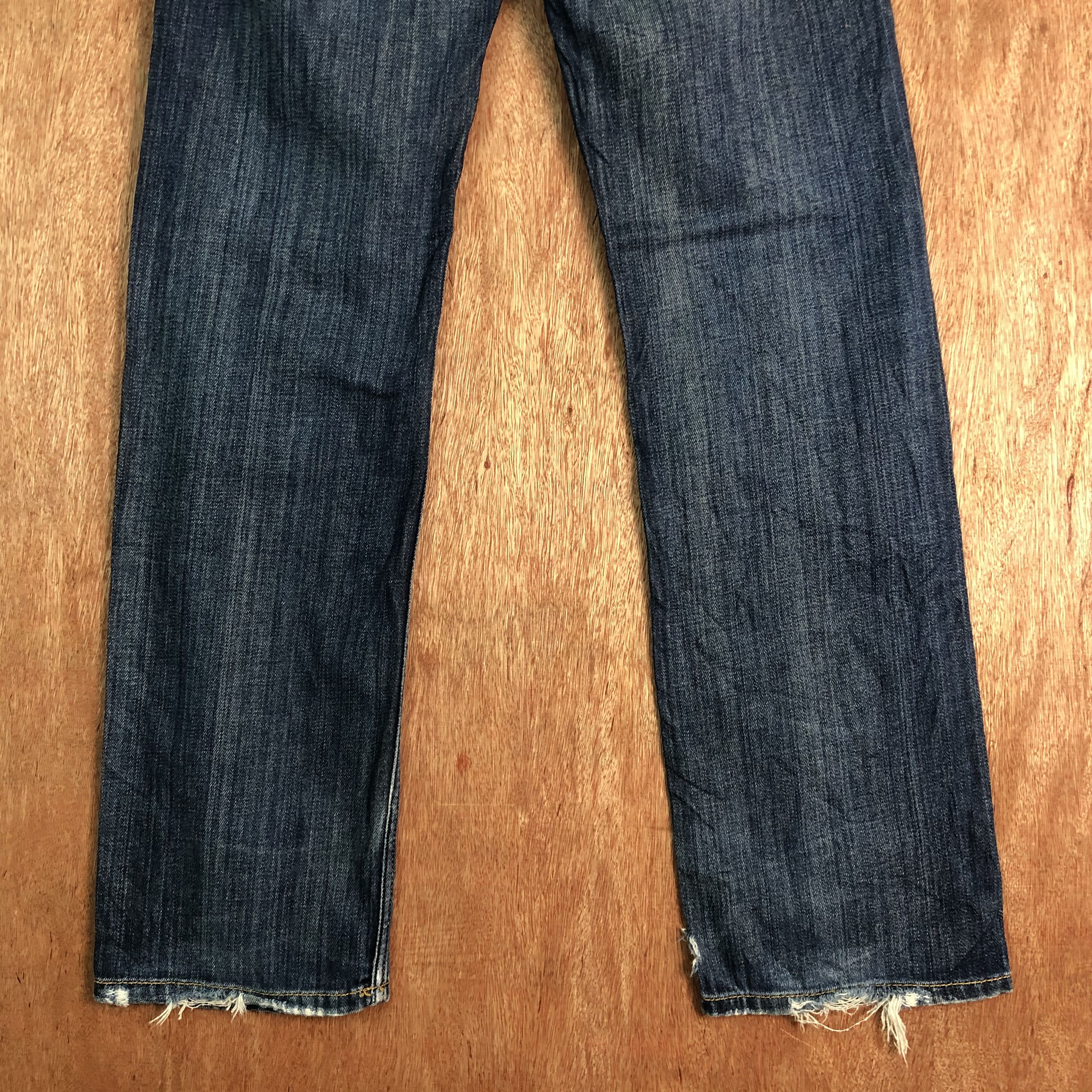 Diesel DLL Diesel Larkee Blue distressed Denim Pants #c082 Size US 30 / EU 46 - 10 Thumbnail
