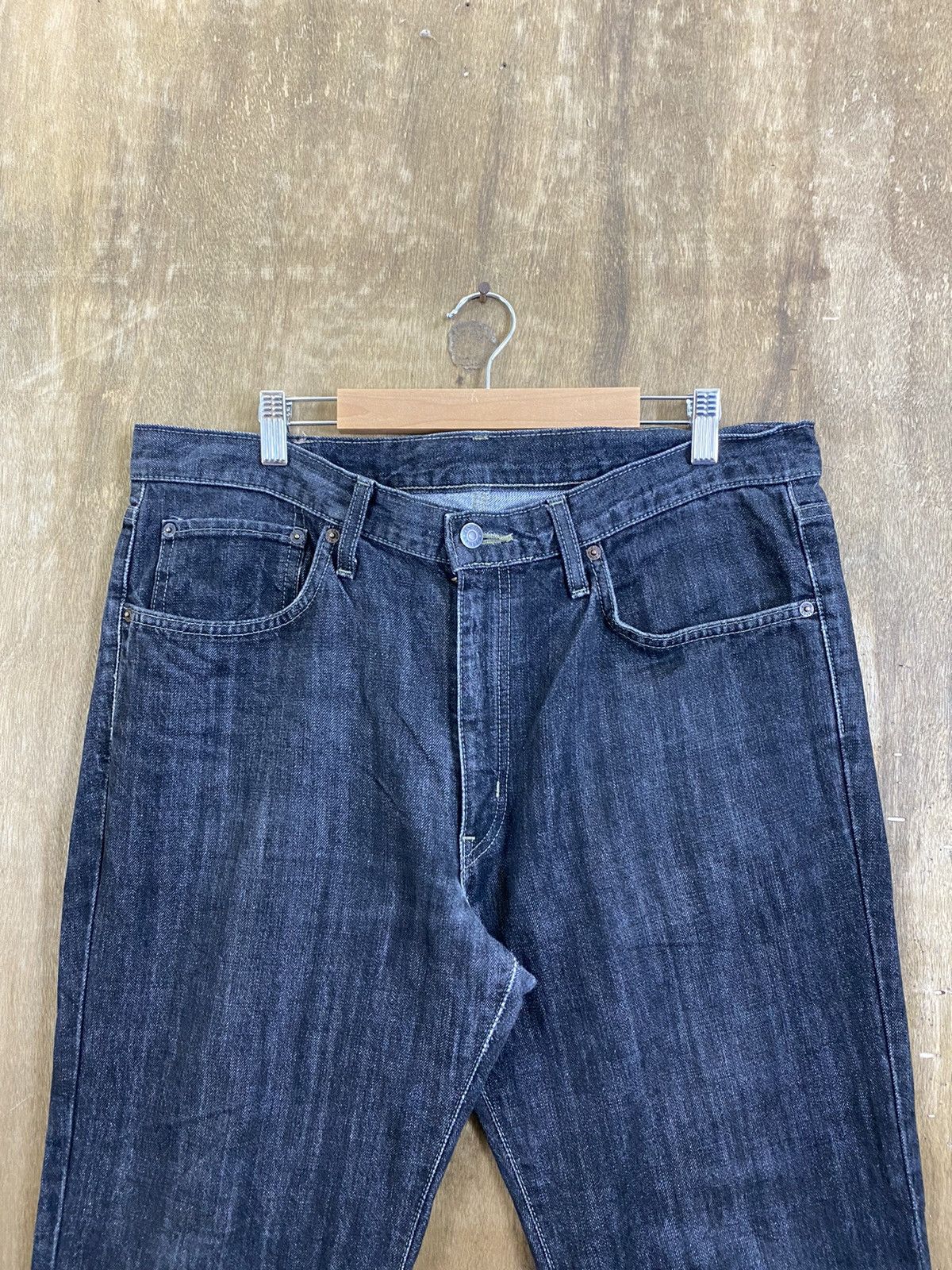 Edwin DLS Edwin Black vintage Denim Pants #BB555 Size US 35 - 2 Thumbnail