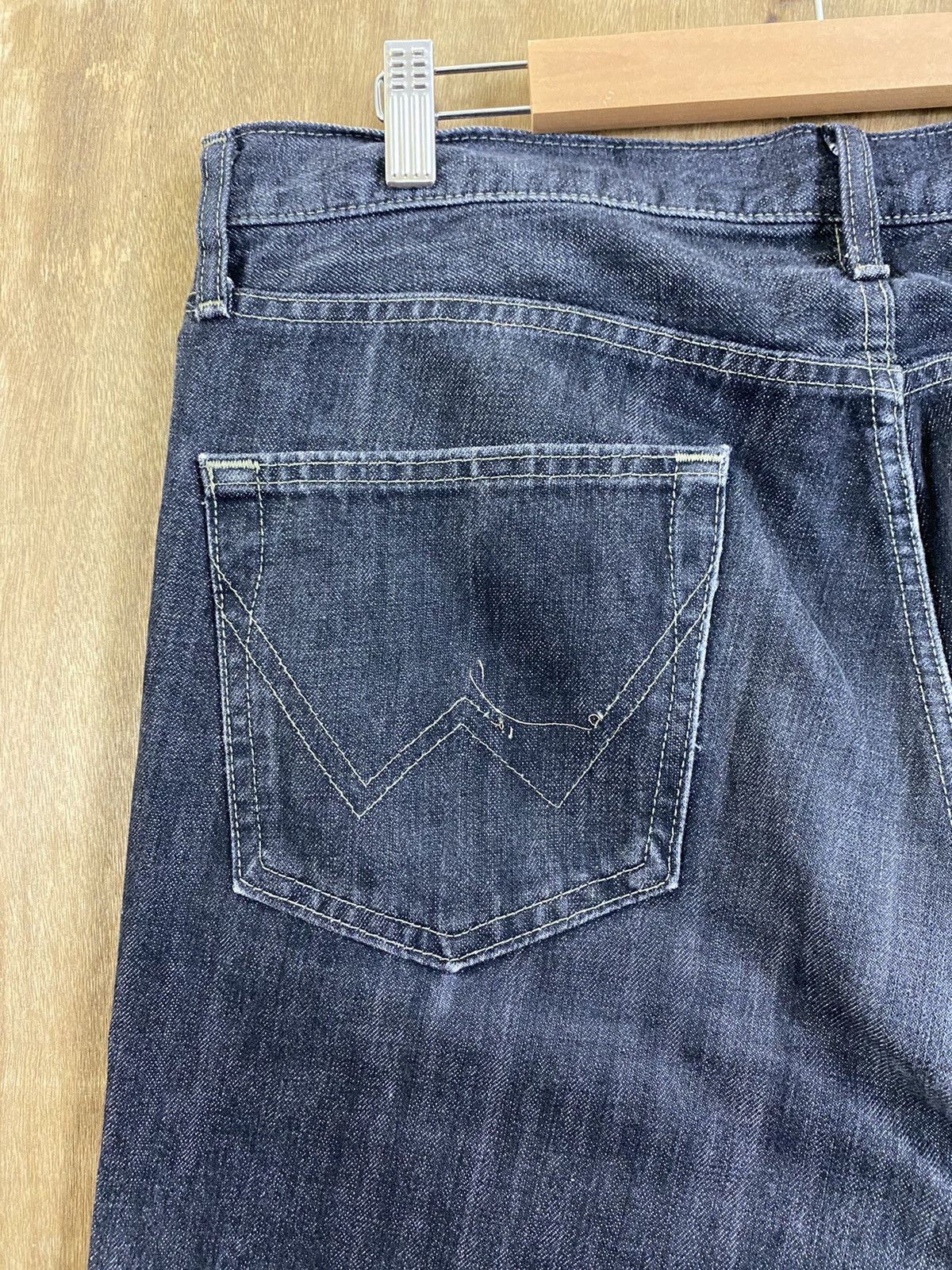 Edwin DLS Edwin Black vintage Denim Pants #BB555 Size US 35 - 9 Thumbnail