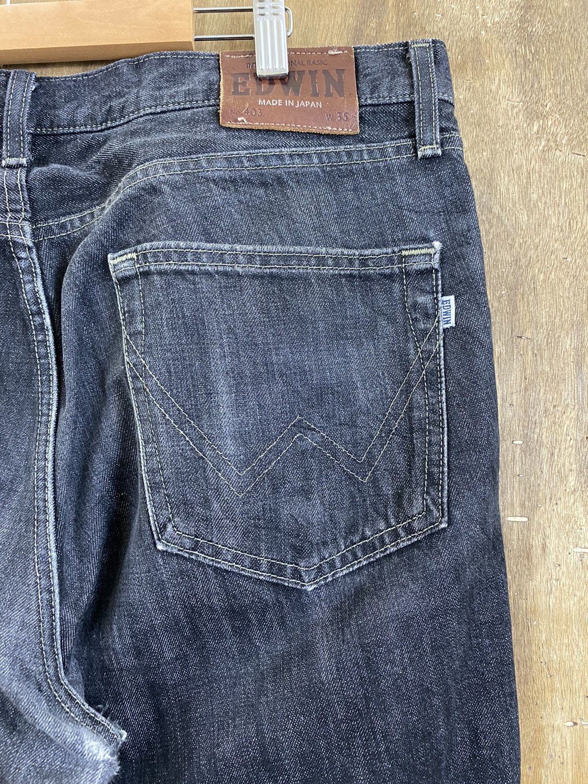 Edwin DLS Edwin Black vintage Denim Pants #BB555 Size US 35 - 10 Thumbnail