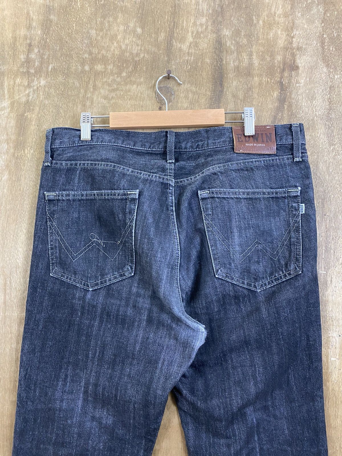 Edwin DLS Edwin Black vintage Denim Pants #BB555 Size US 35 - 7 Thumbnail