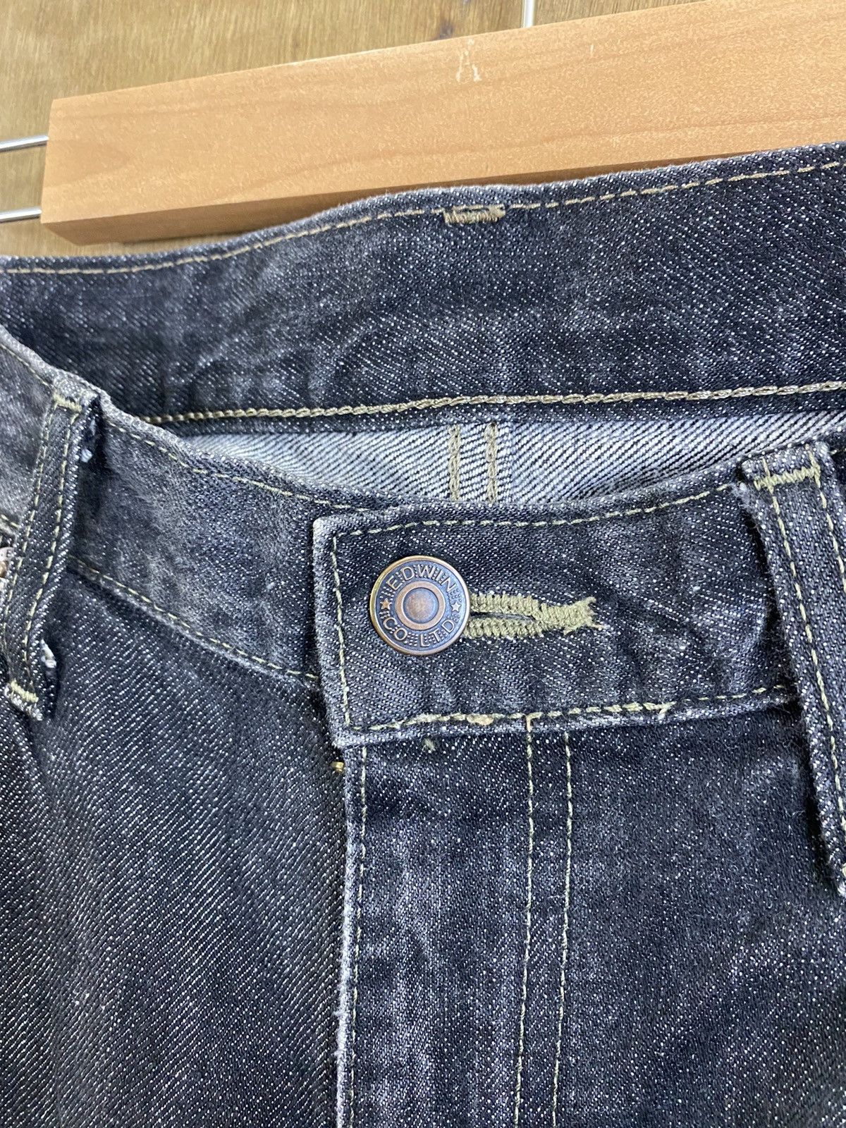 Edwin DLS Edwin Black vintage Denim Pants #BB555 Size US 35 - 16 Thumbnail