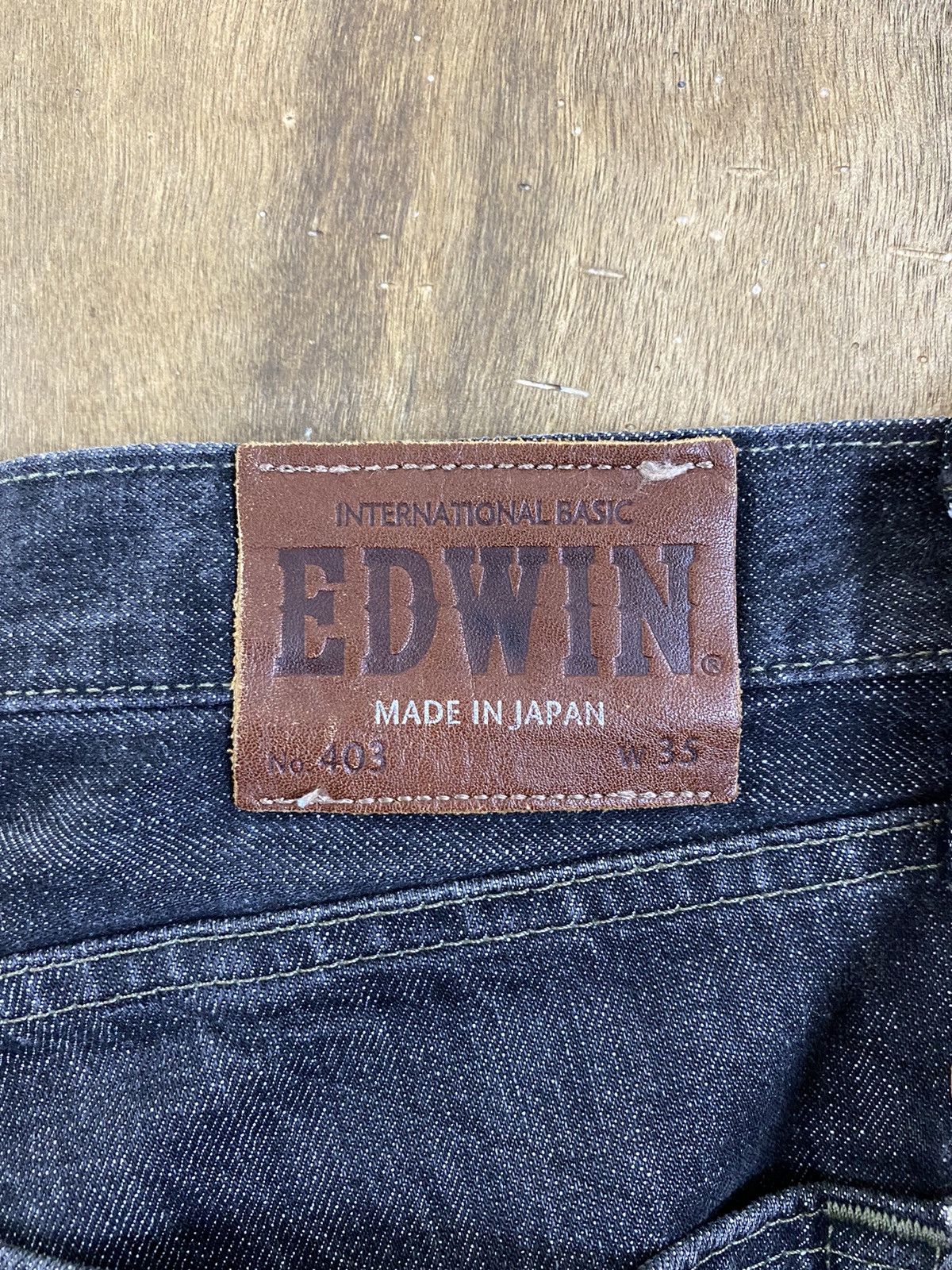 Edwin DLS Edwin Black vintage Denim Pants #BB555 Size US 35 - 11 Thumbnail