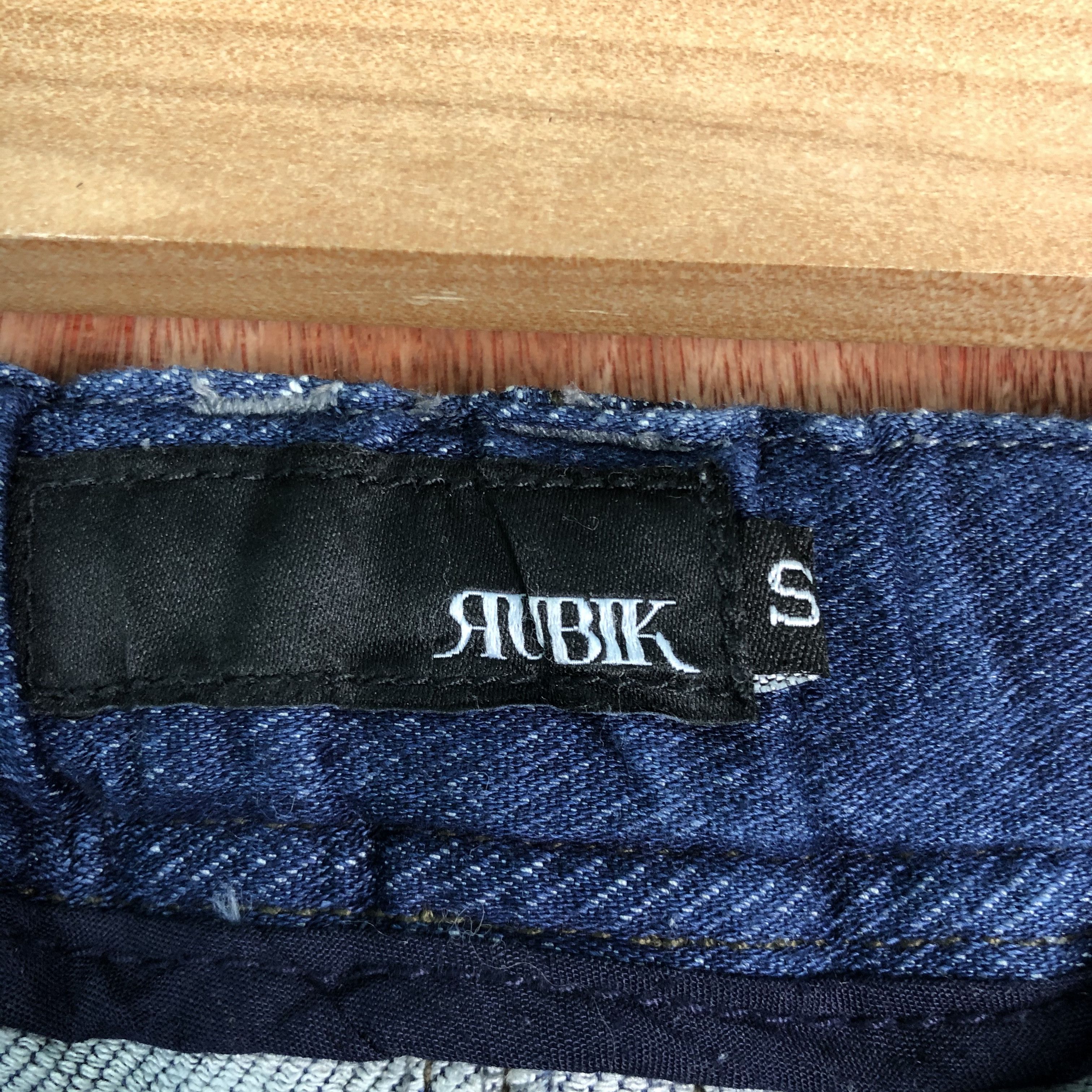 Japanese Brand Rubik Distressed Denim jeans Pants #c091 Size US 28 / EU 44 - 7 Thumbnail