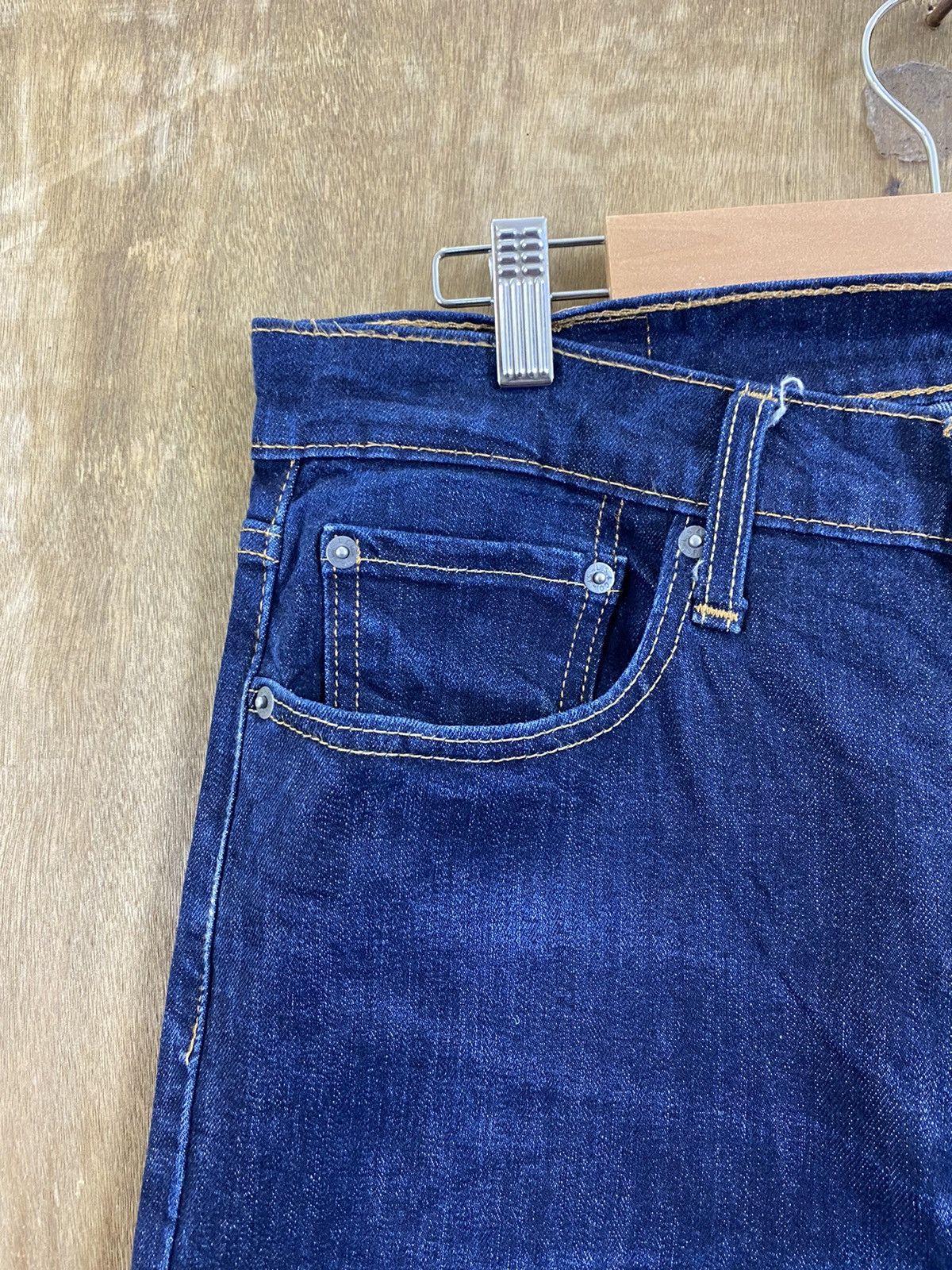 Levi's DLS 502 Levi’s Dark Blue Distressed Denim Pants #BB540 Size US 31 - 4 Thumbnail