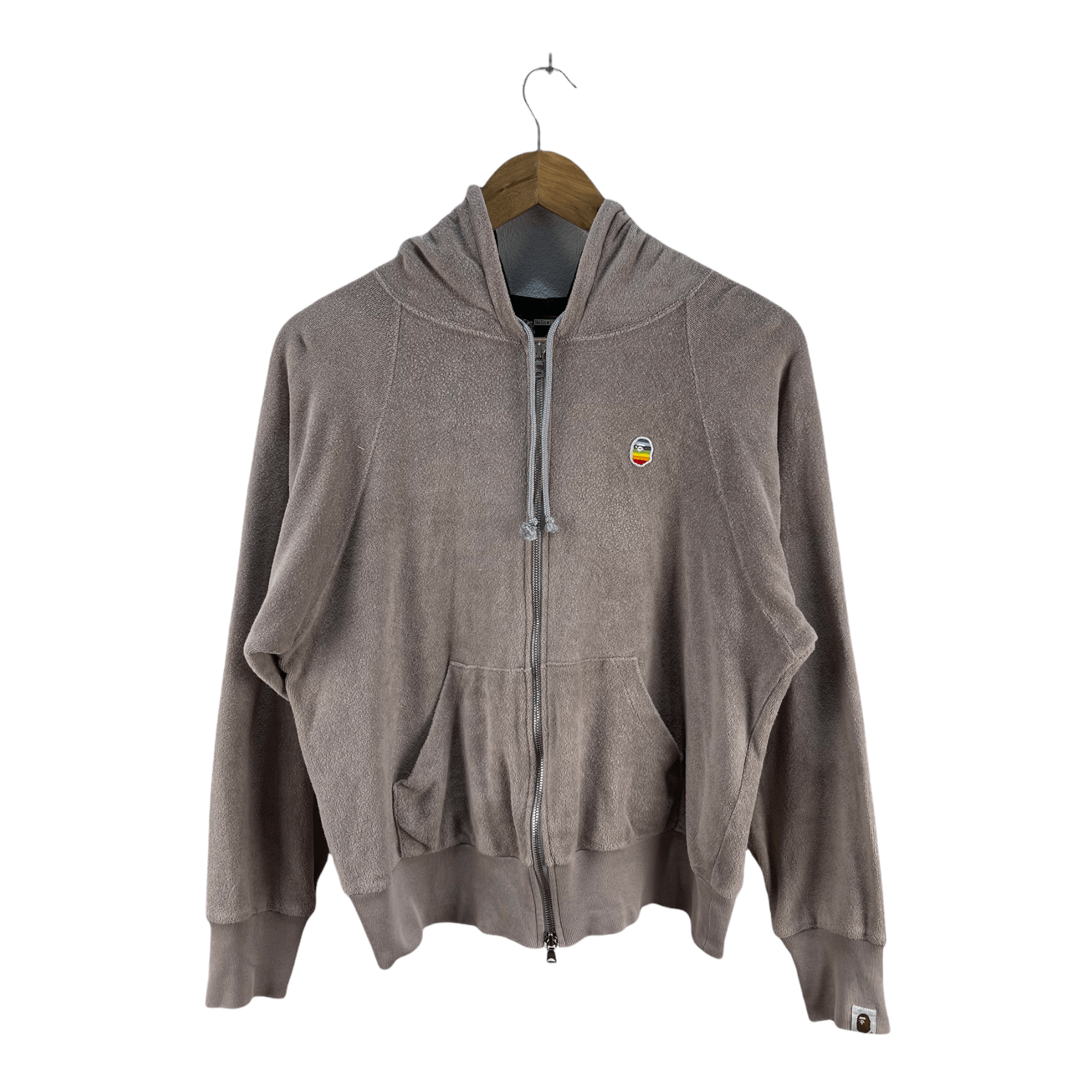 image of Bape A Bathing Ape Made With General Hoodies Sweater Jacket in Grey, Men's (Size XS)