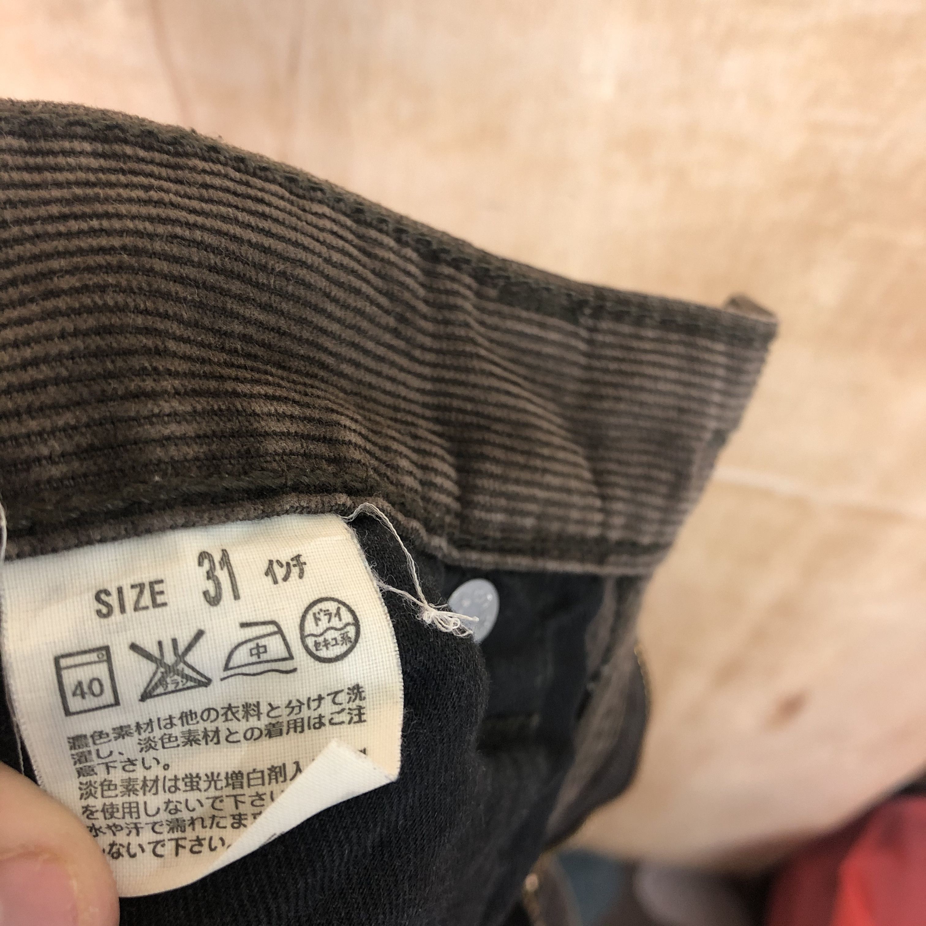 Levi's DLL 702 levis Corduroy vintage streetwear Pants #C012 Size US 30 / EU 46 - 11 Thumbnail
