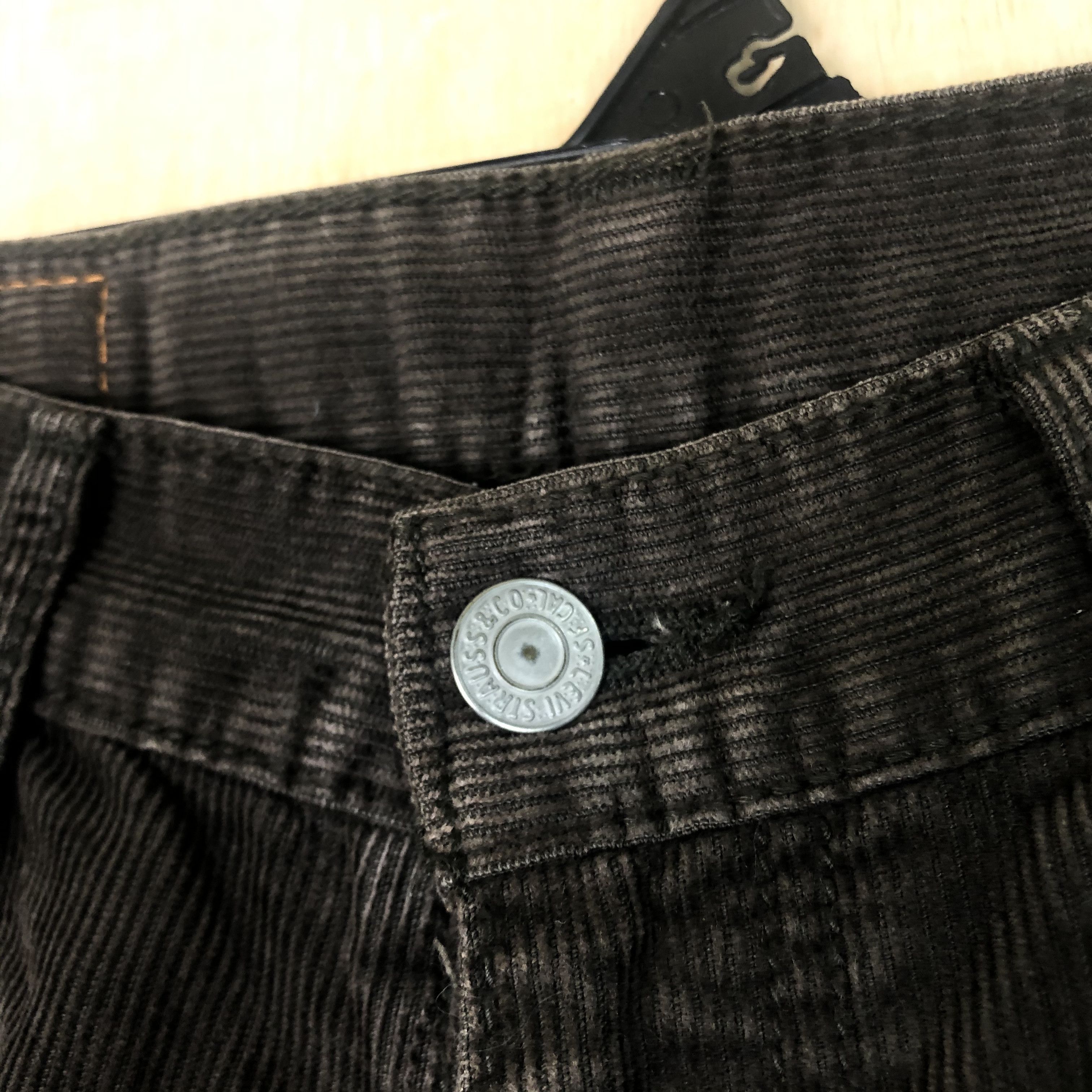 Levi's DLL 702 levis Corduroy vintage streetwear Pants #C012 Size US 30 / EU 46 - 4 Thumbnail