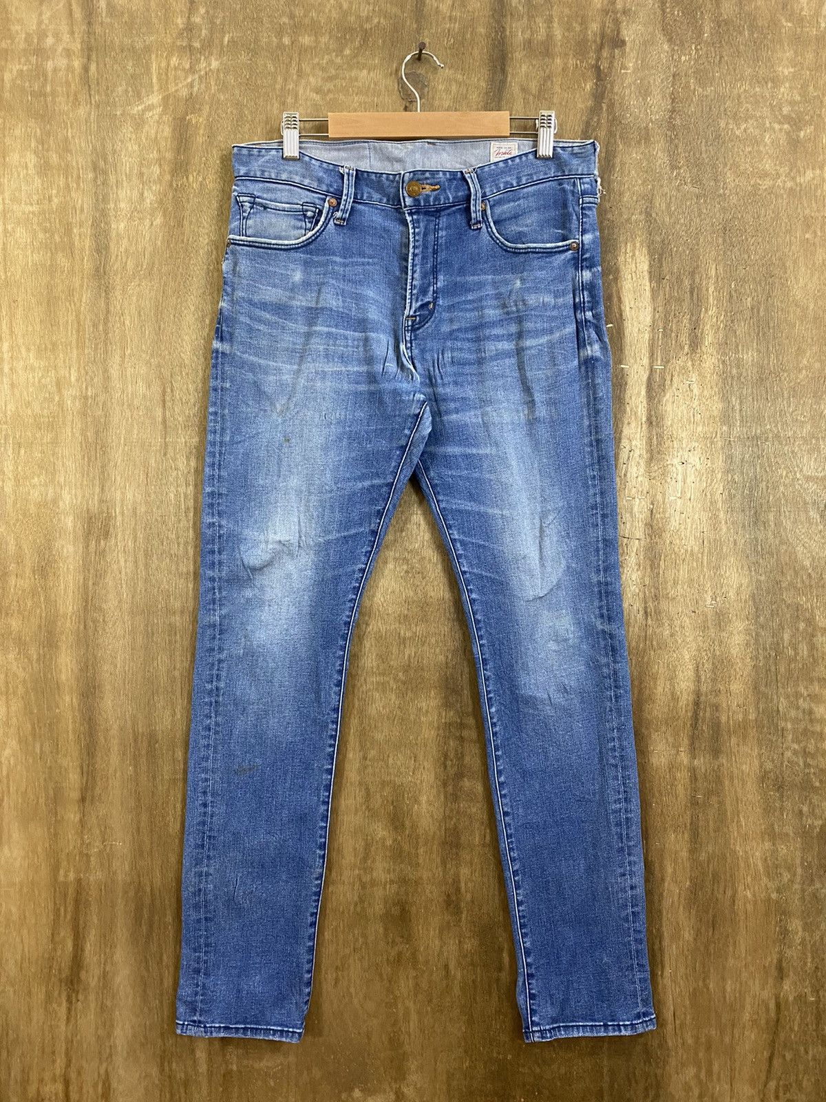 Japanese Brand Mate Union Blue Denim vintage japan Pants #B550 Size US 30 / EU 46 - 1 Thumbnail